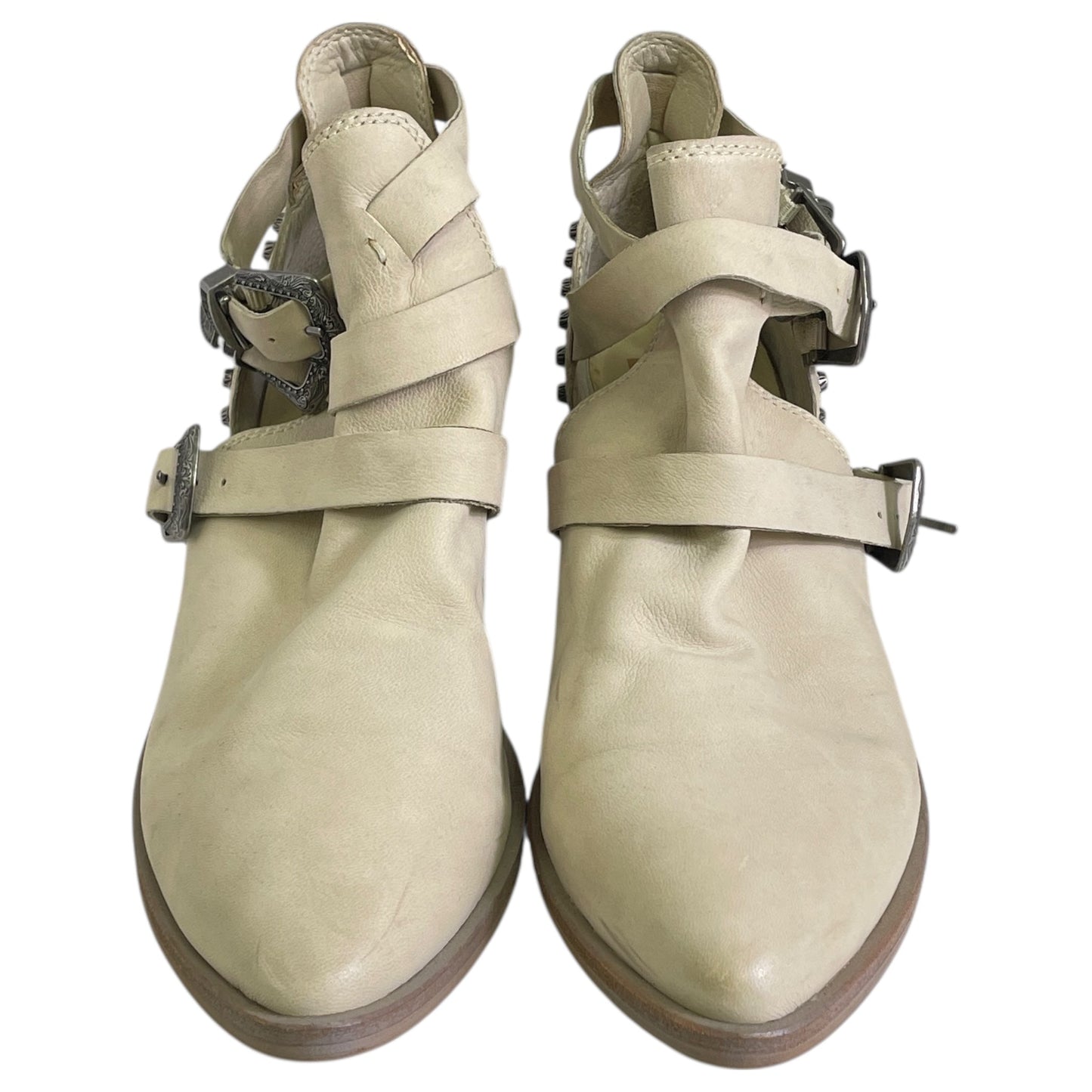 BOOTS ANKLE HEELS by DOLCE VITA In CREAM, Size: 10