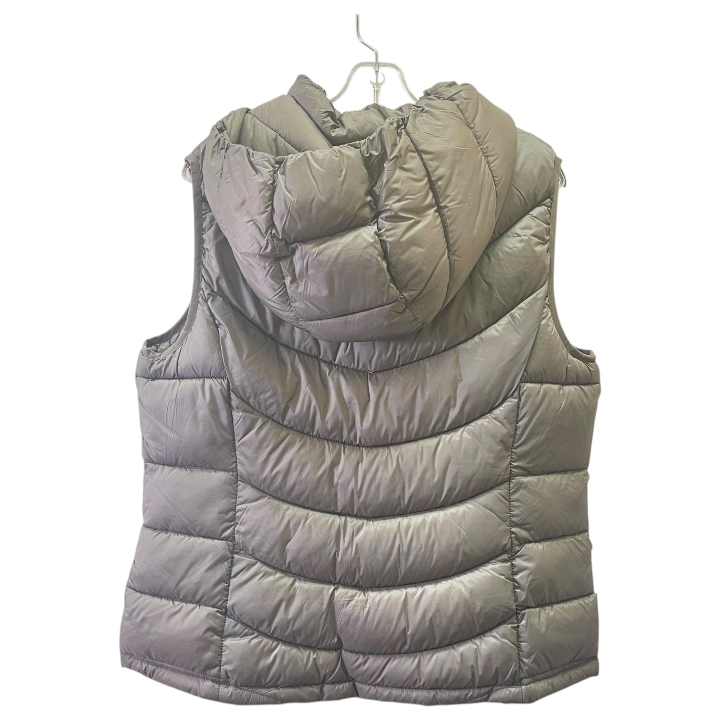 Vest Puffer & Quilted By Charter Club In Taupe, Size:Xl