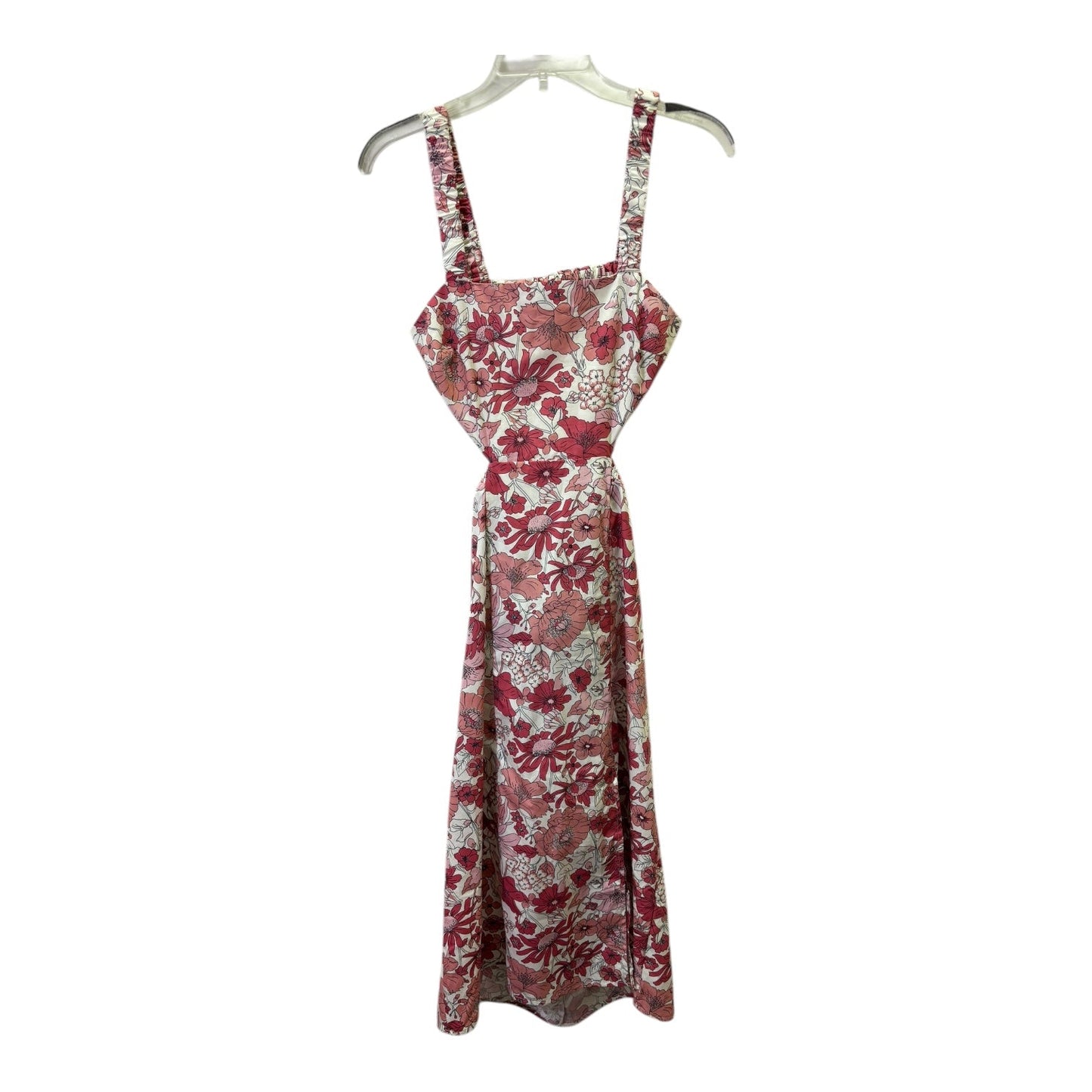 Dress Party Midi By Forever 21 In Floral Print, Size:S