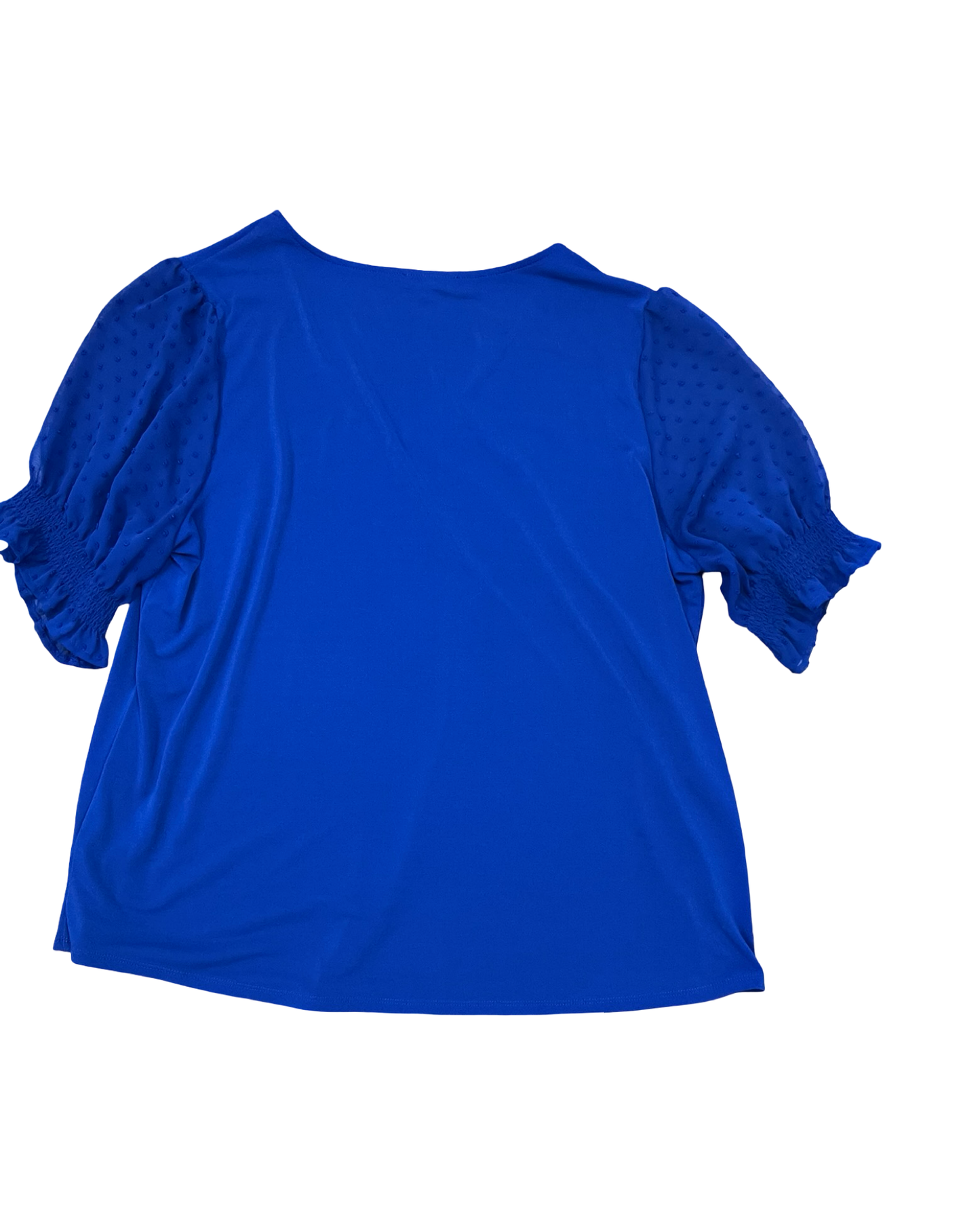 Top Ss By Adrianna Papell In Blue, Size:2X