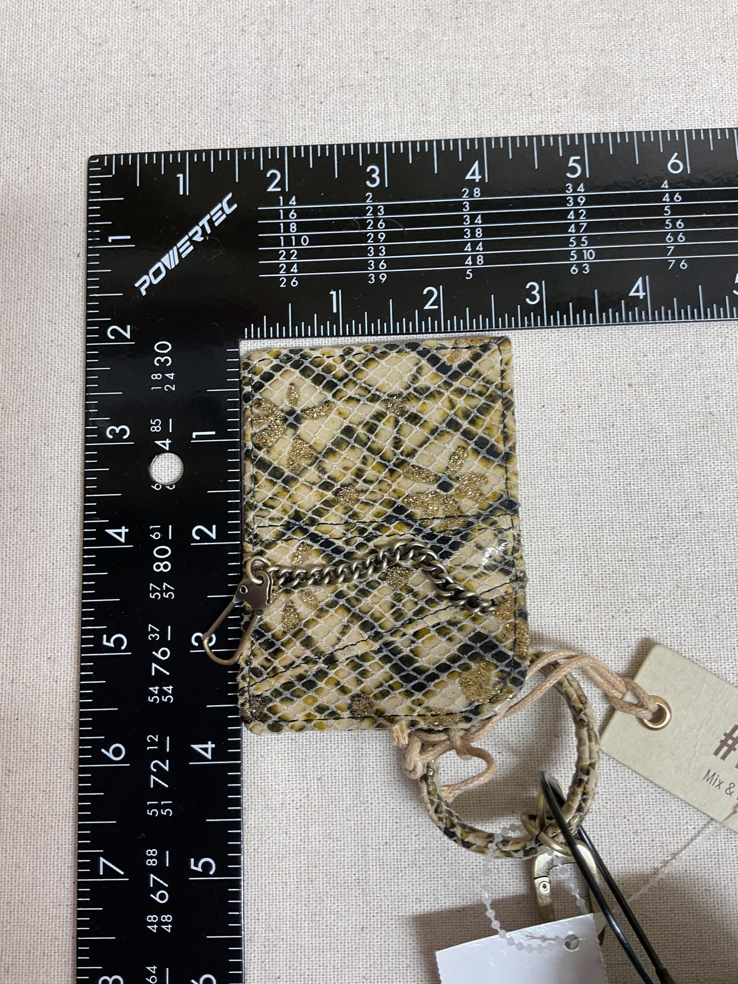 Card case By Hobo Intl In Snakeskin Print, Size:Small