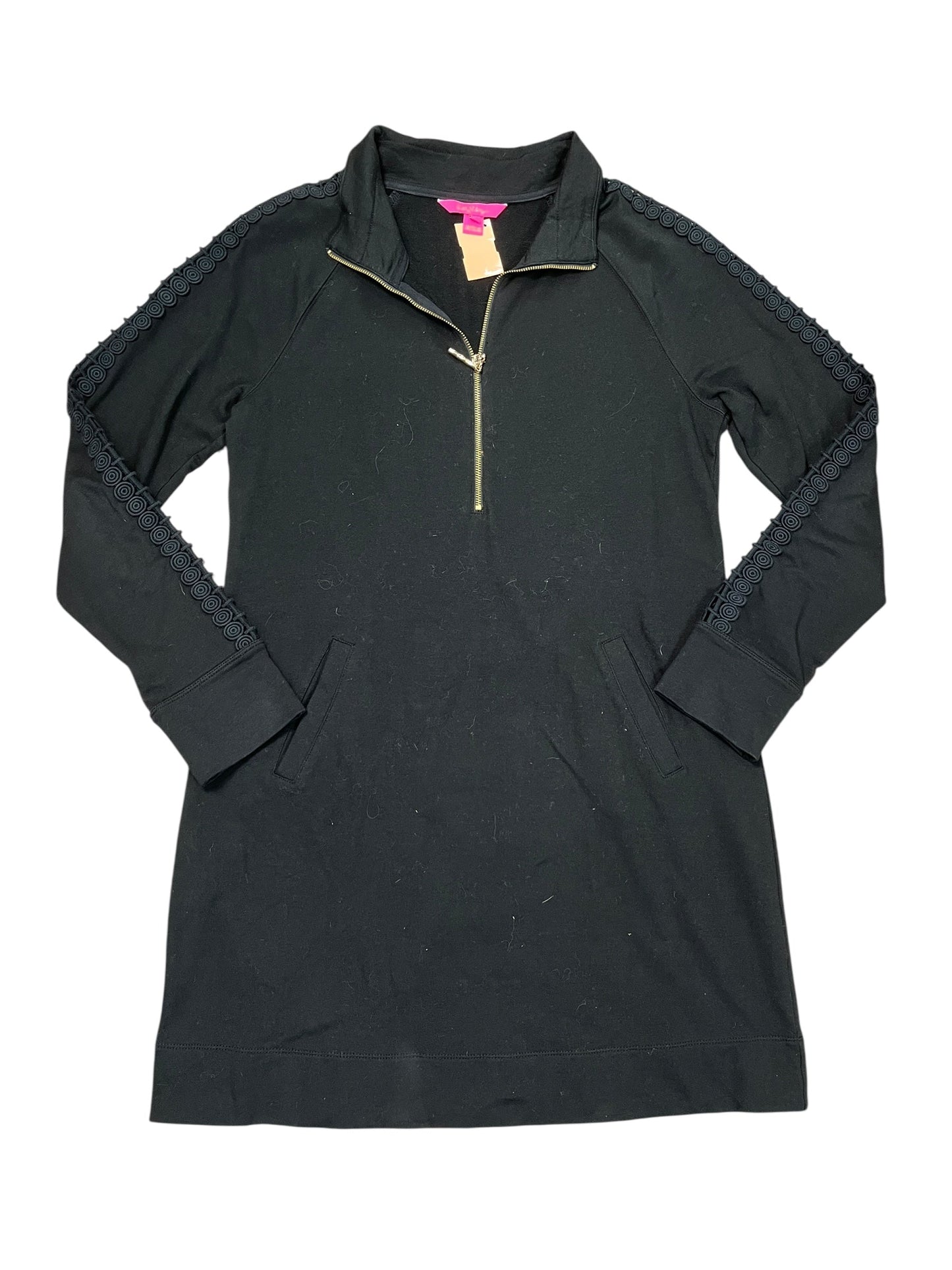 Dress Designer By Lilly Pulitzer In Black, Size:M