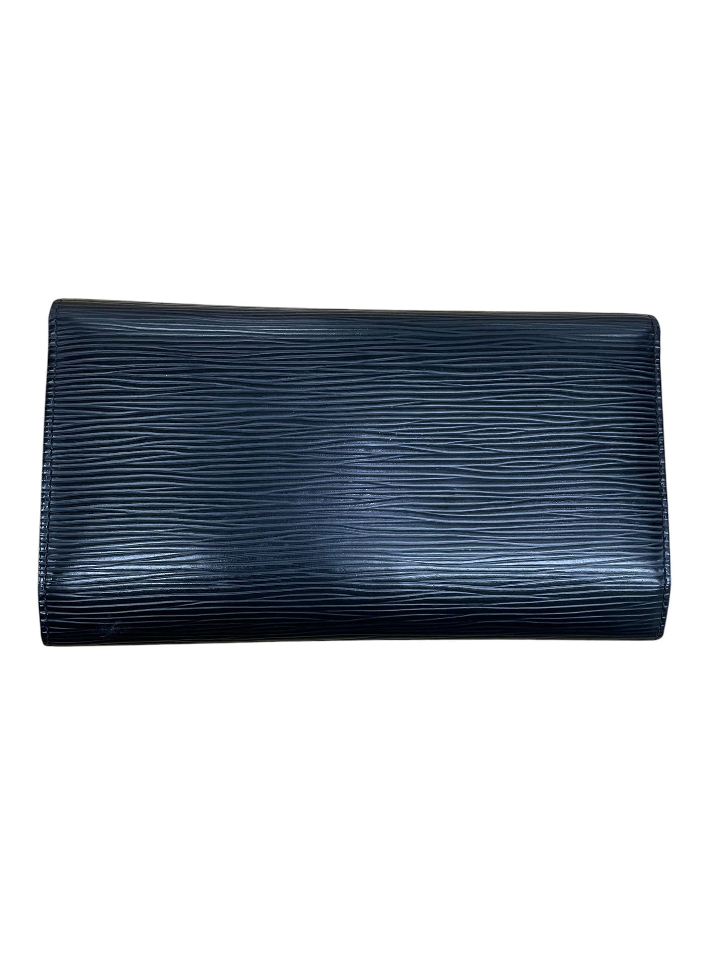 Wallet Luxury Designer By Louis Vuitton In Black, Size:Large