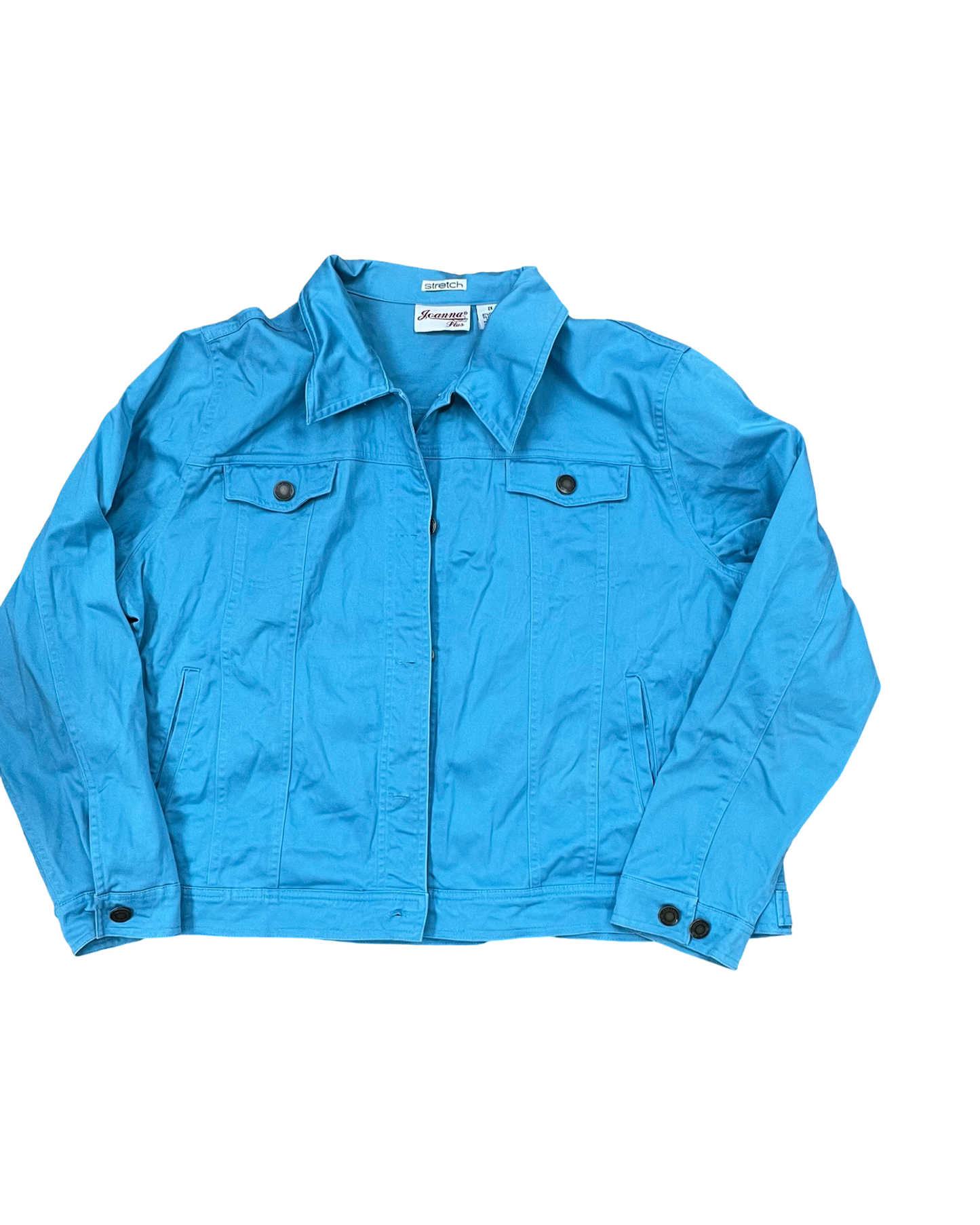 Jacket Other By Clothes Mentor In Blue, Size:2X