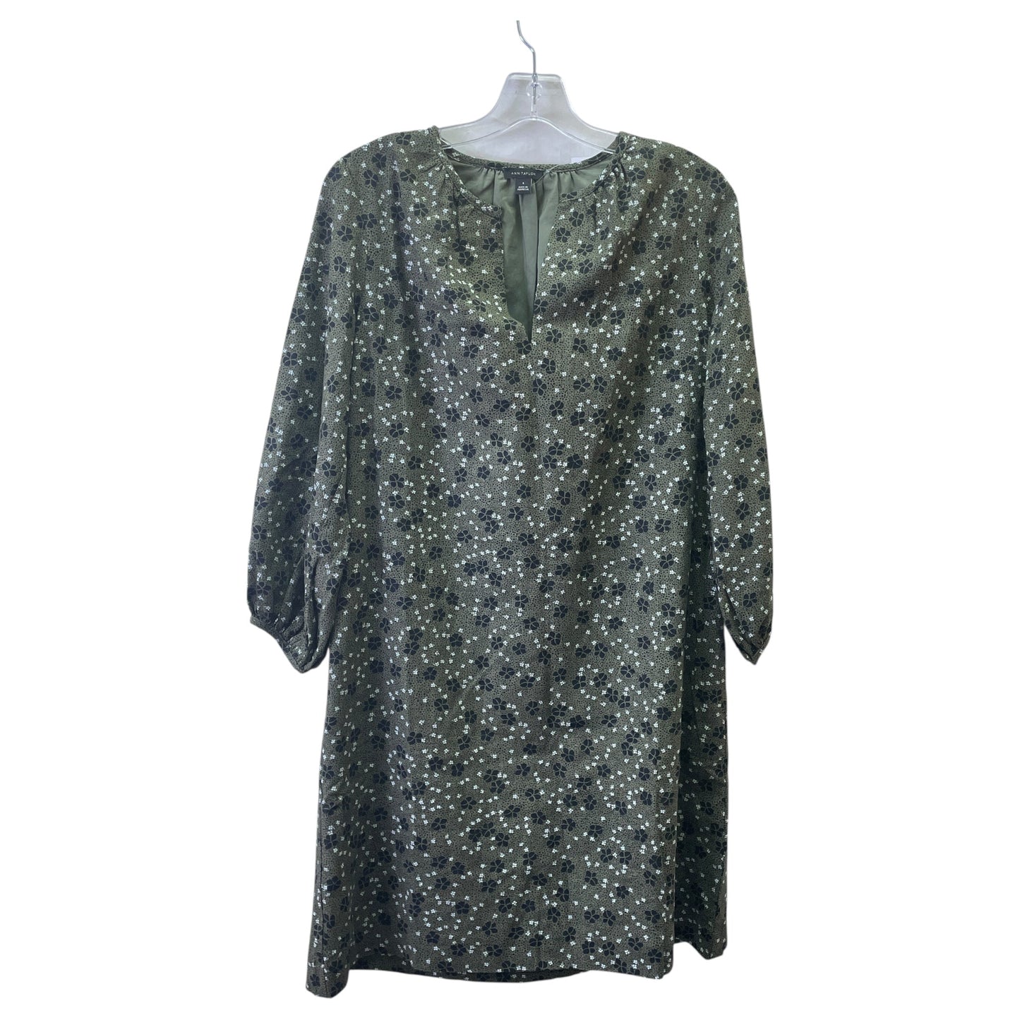 Dress Work By Ann Taylor In Green, Size:S