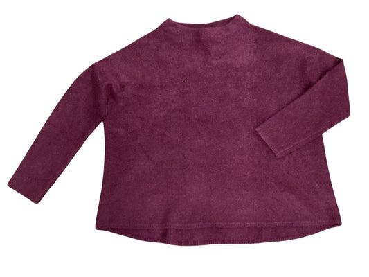 Sweater Cashmere By Bloomingdales In Purple, Size:Xxl