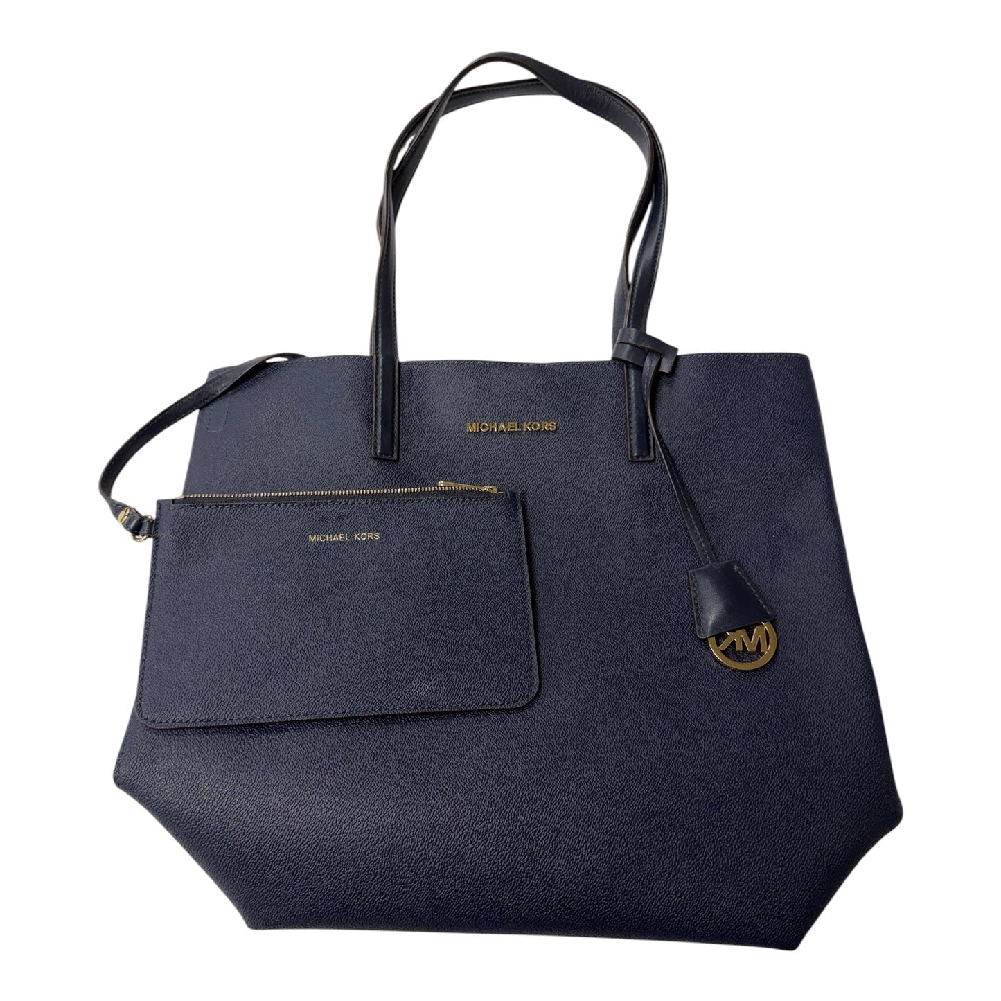 Tote Designer By Michael Kors In Blue, Size:Large
