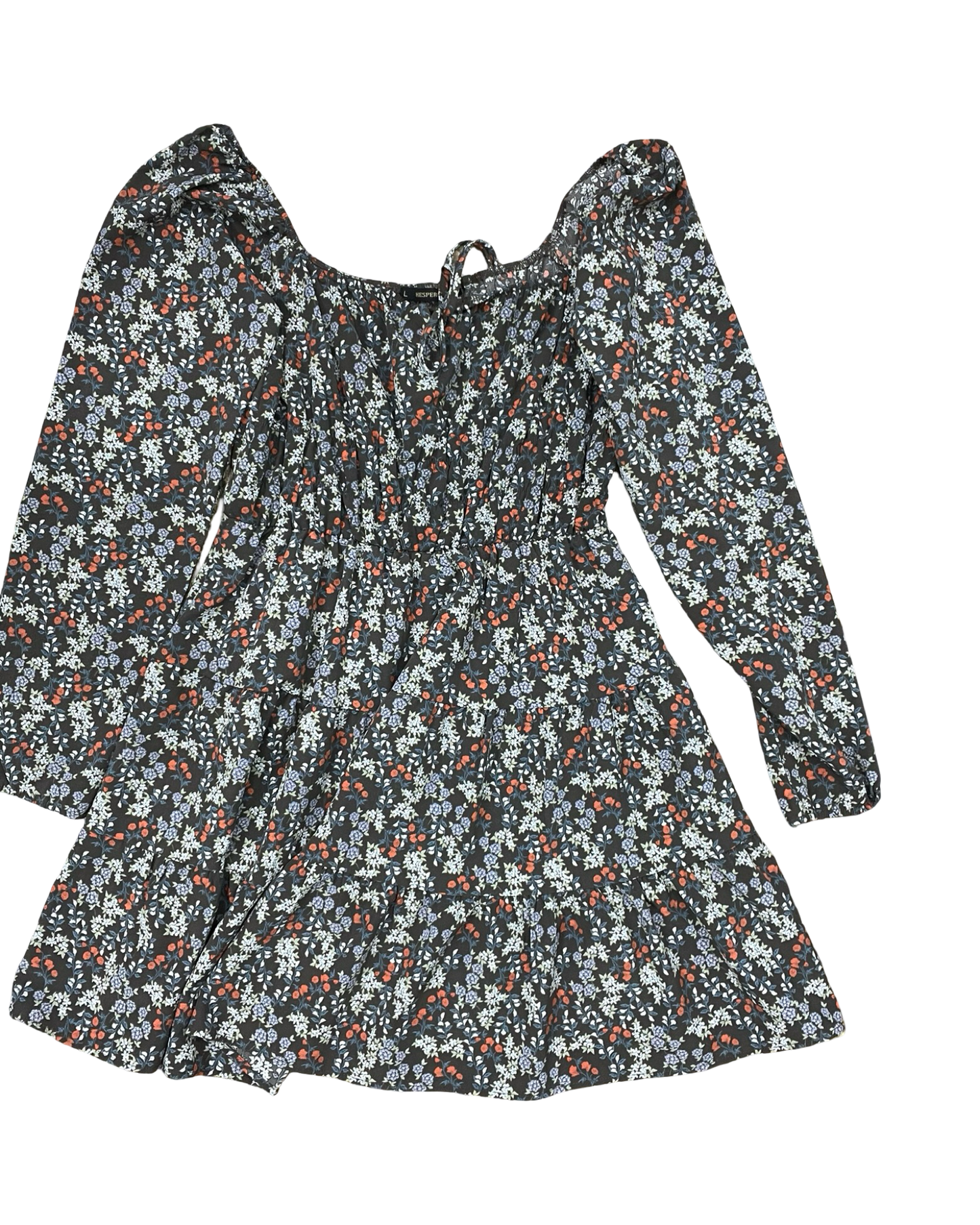 Dress Casual Midi By Hespera In Floral Print, Size:L