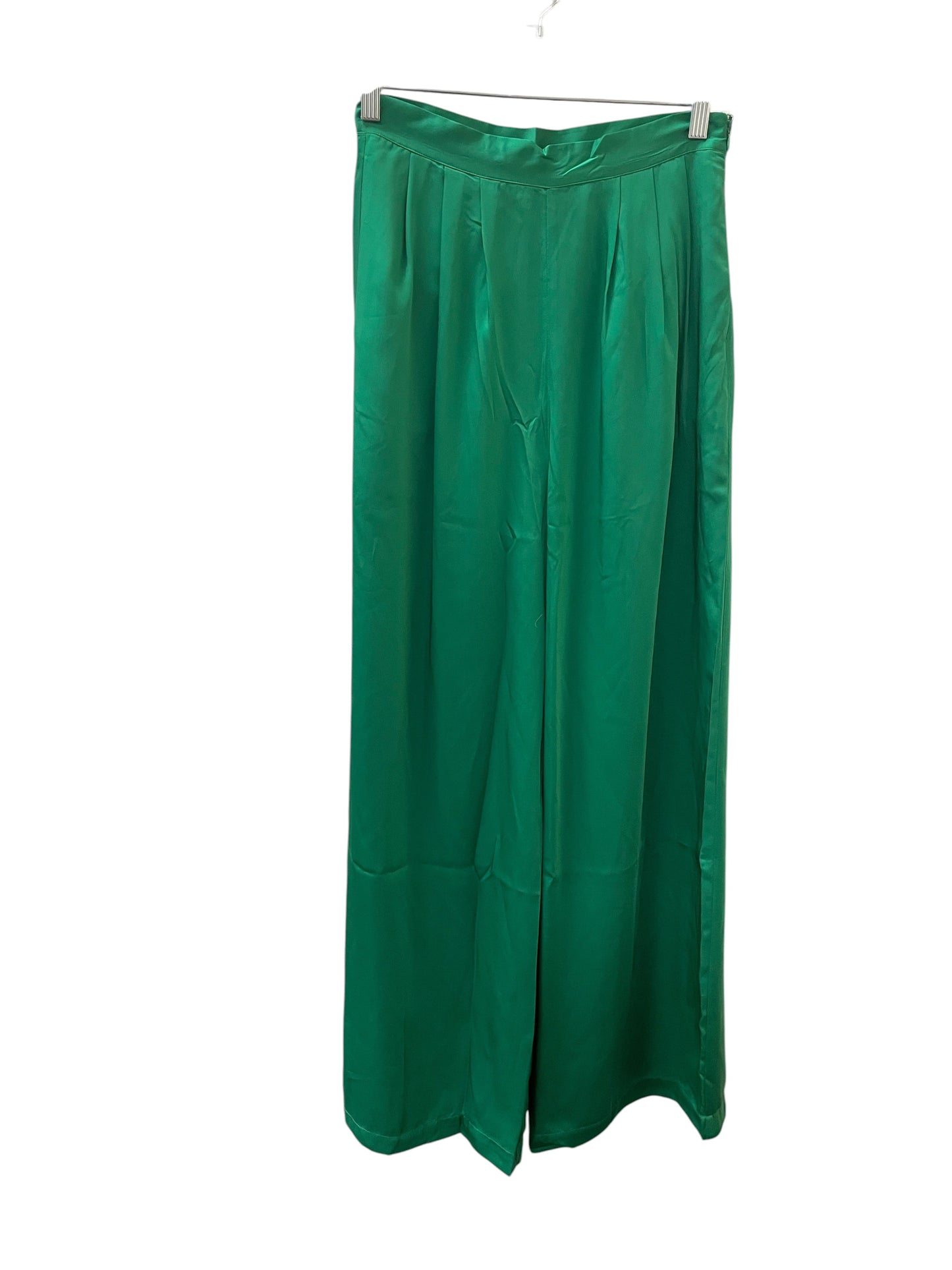 Pants Wide Leg By Spring + Mercer In Green, Size:4