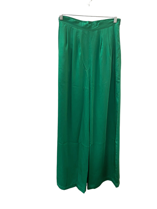 Pants Wide Leg By Spring + Mercer In Green, Size:4