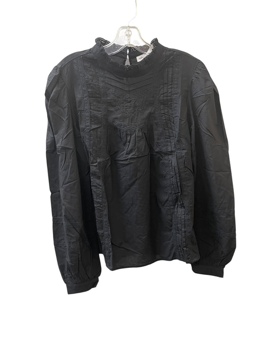Top Ls By SPRING + MERCER In Black, Size:L