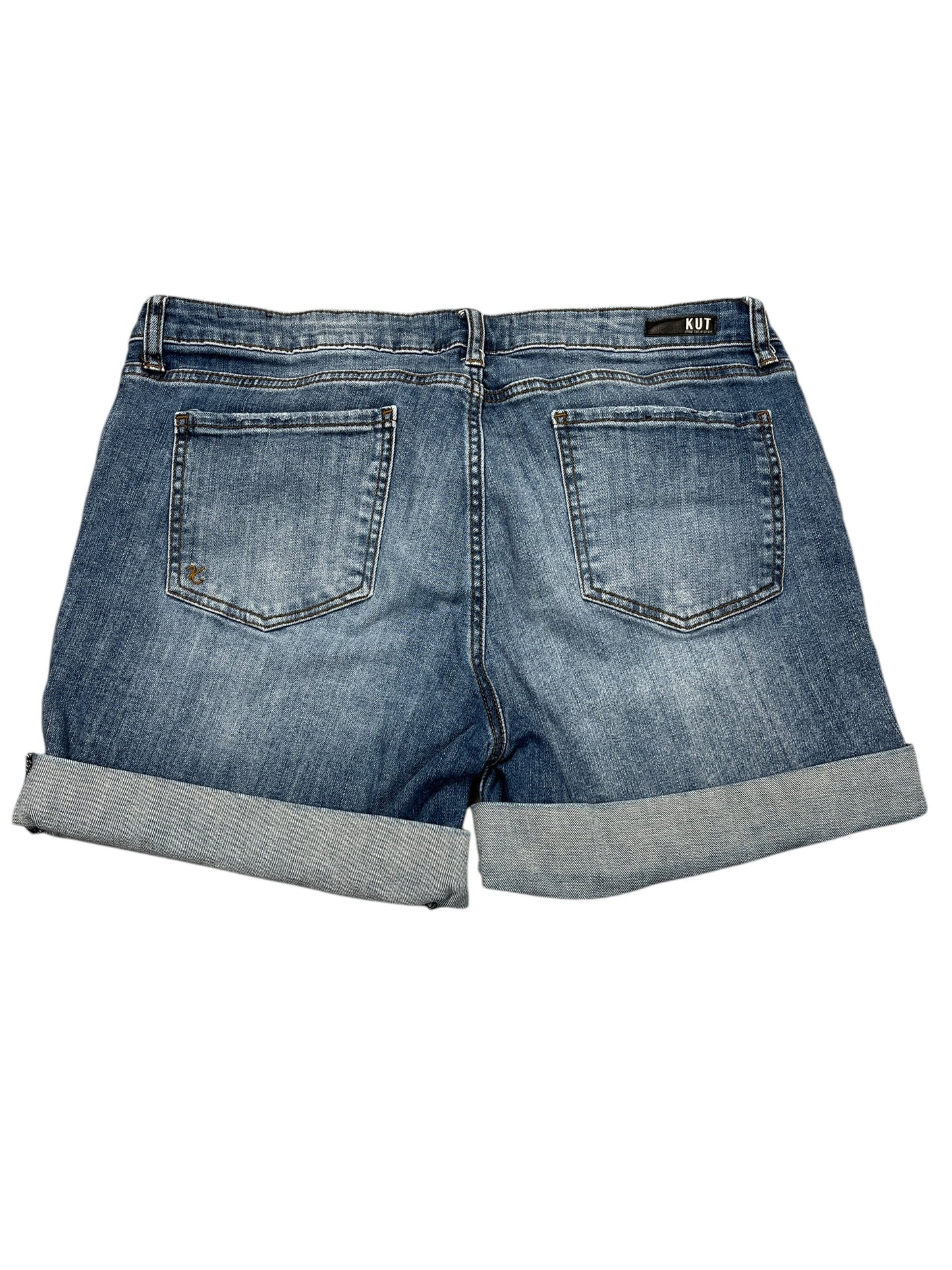 Shorts By Kut In Blue Denim, Size:Xl