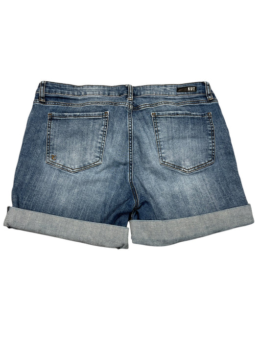 Shorts By Kut In Blue Denim, Size:Xl