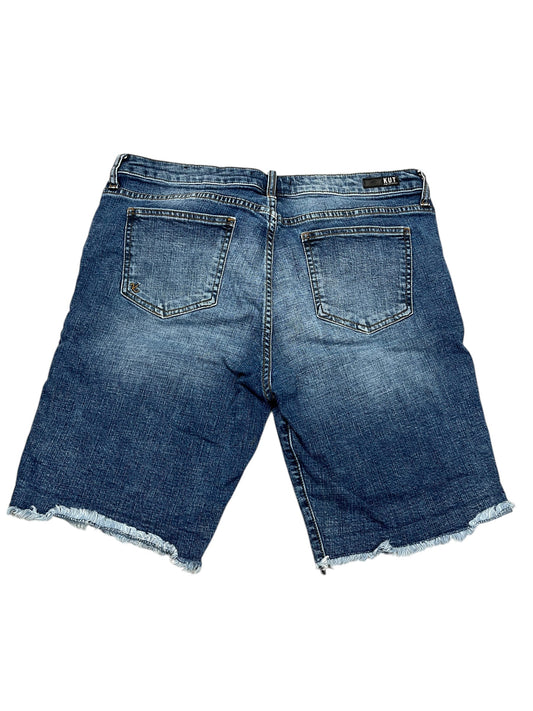 Shorts By Kut In Blue Denim, Size:Xl