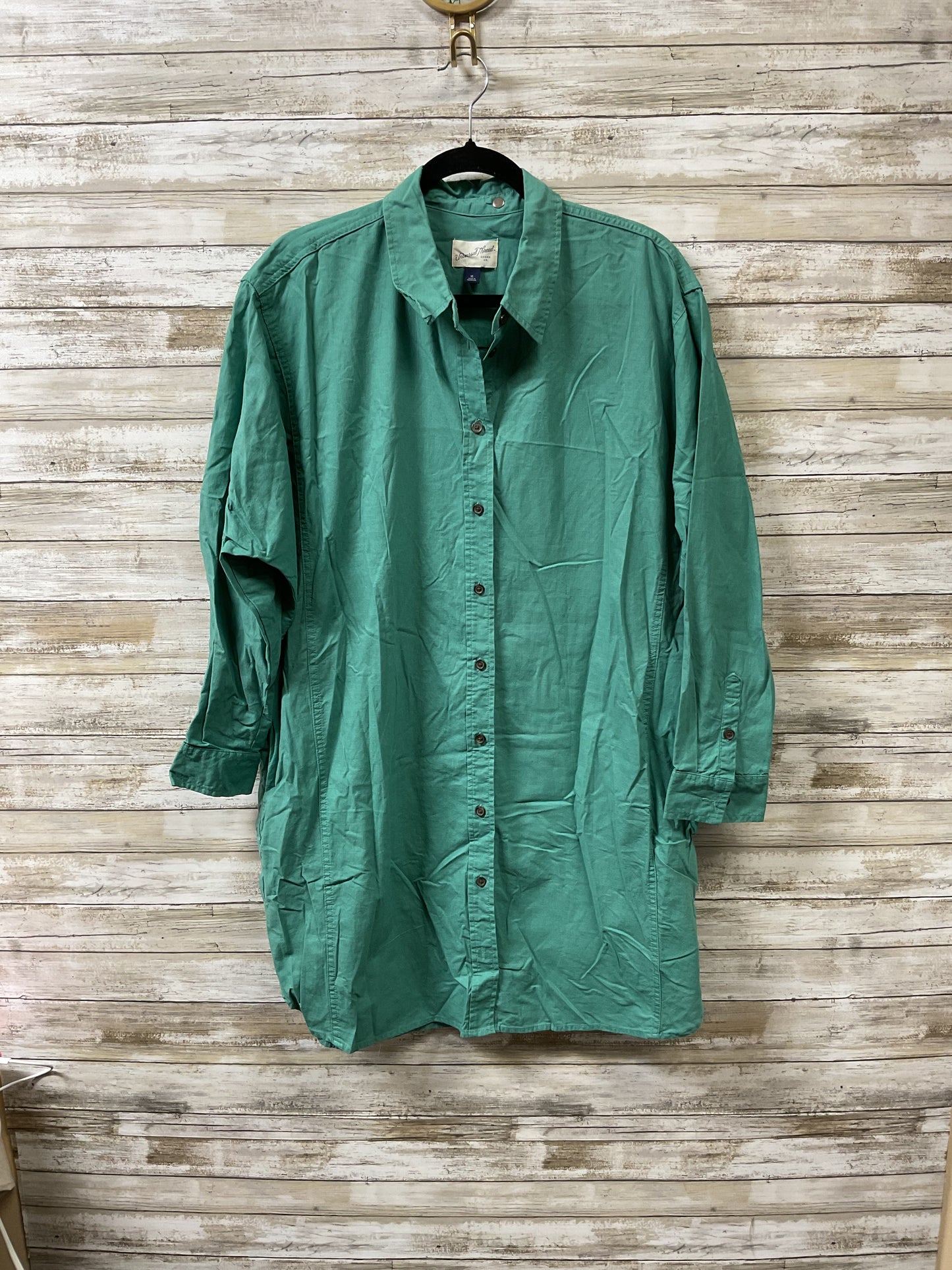 Dress Casual Short By Universal Thread In Green, Size:Xl