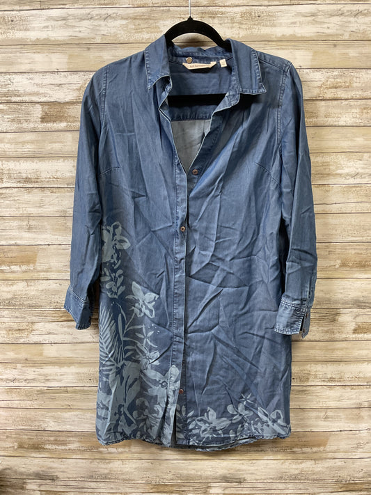 Dress Casual Midi By Soft Surroundings In Blue, Size:S