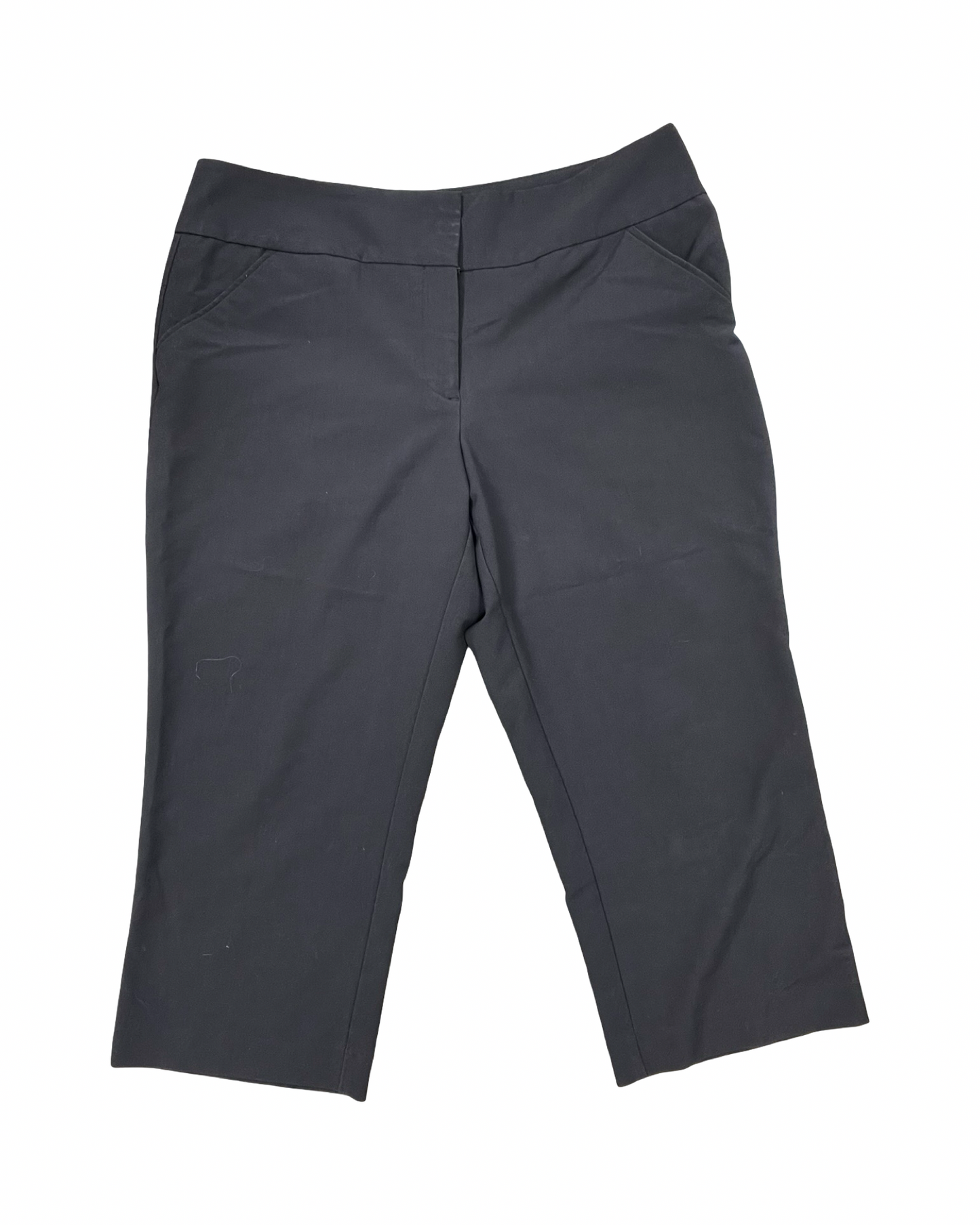 Pants Cropped By Nicole By Nicole Miller In Brown, Size:14