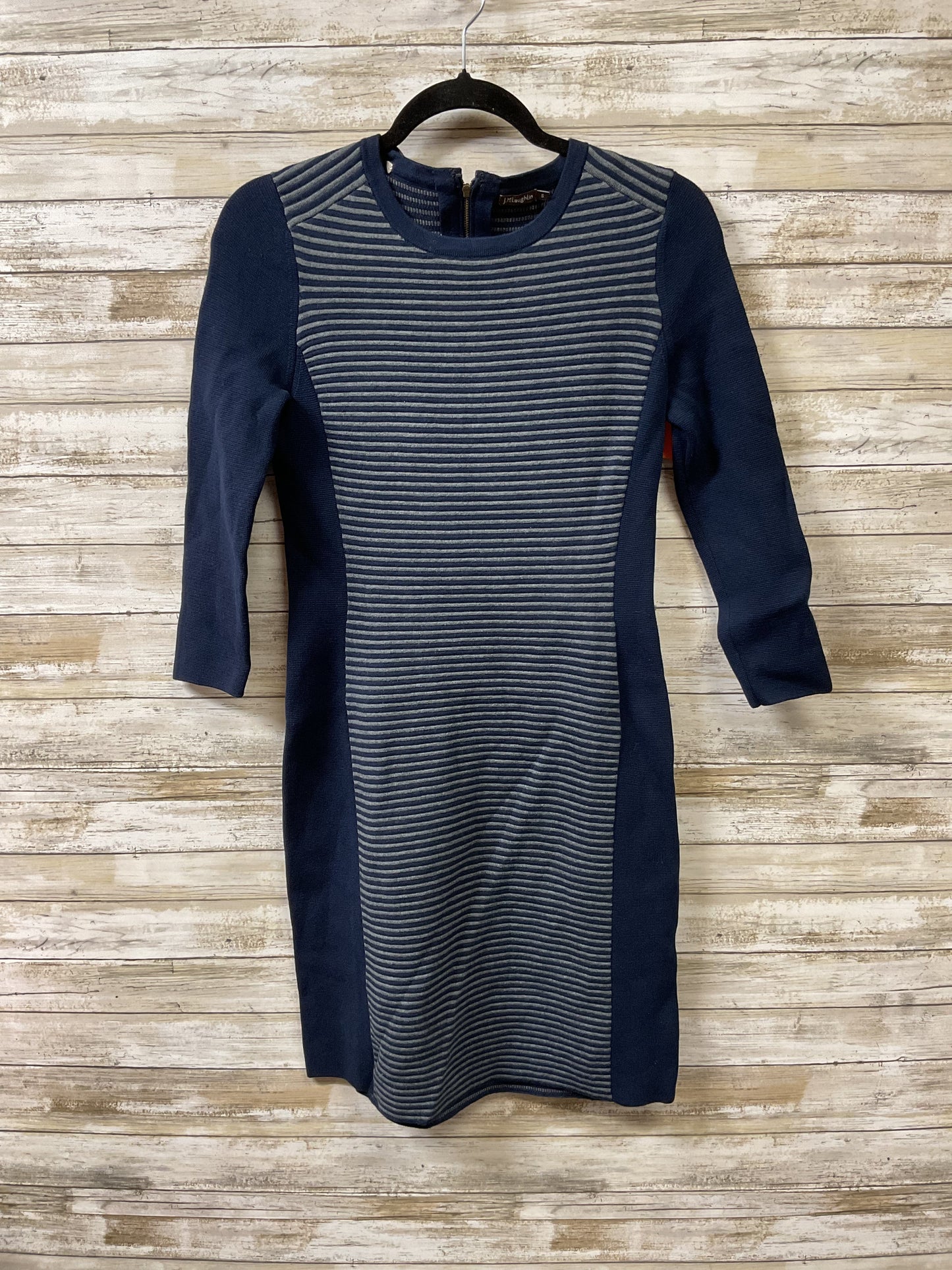 Dress Casual Midi By J Mclaughlin In Striped Pattern, Size:S