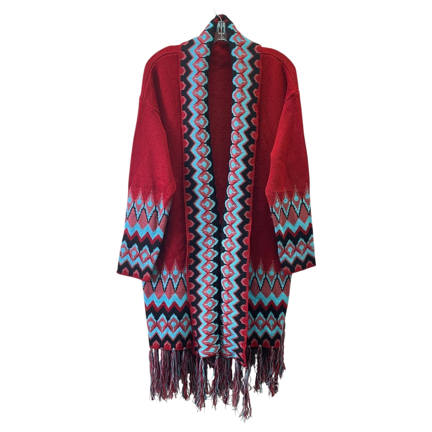 Sweater By Cme In Blue & Red, Size:3X