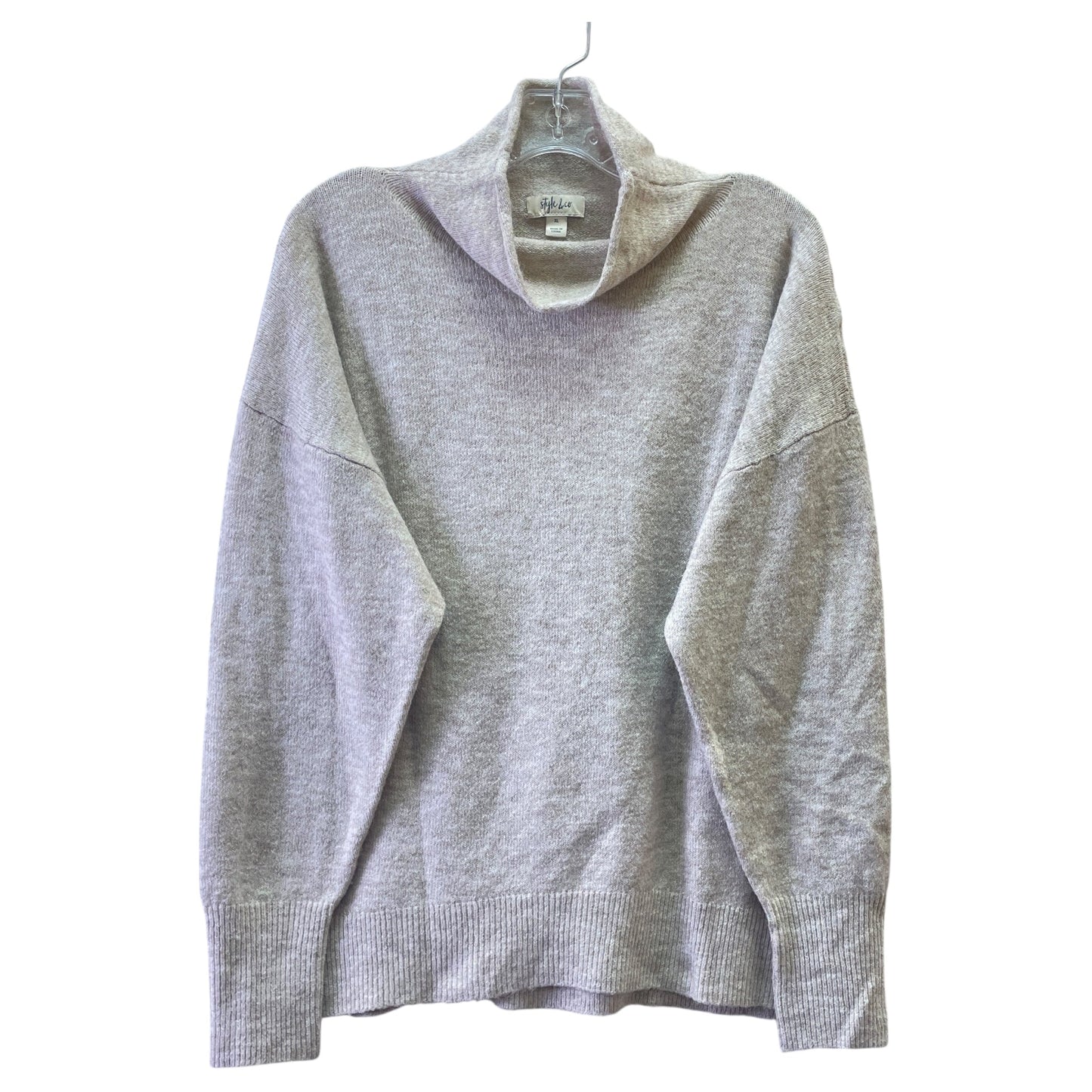 Sweater By Style And Company In Tan, Size:Xl