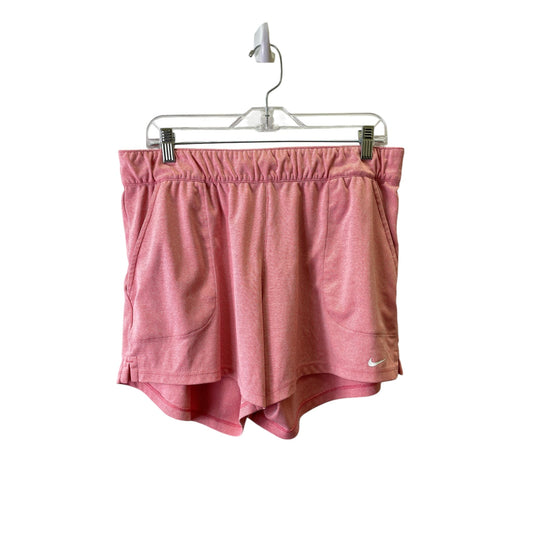 Athletic Shorts By Nike Apparel In Orange, Size:L