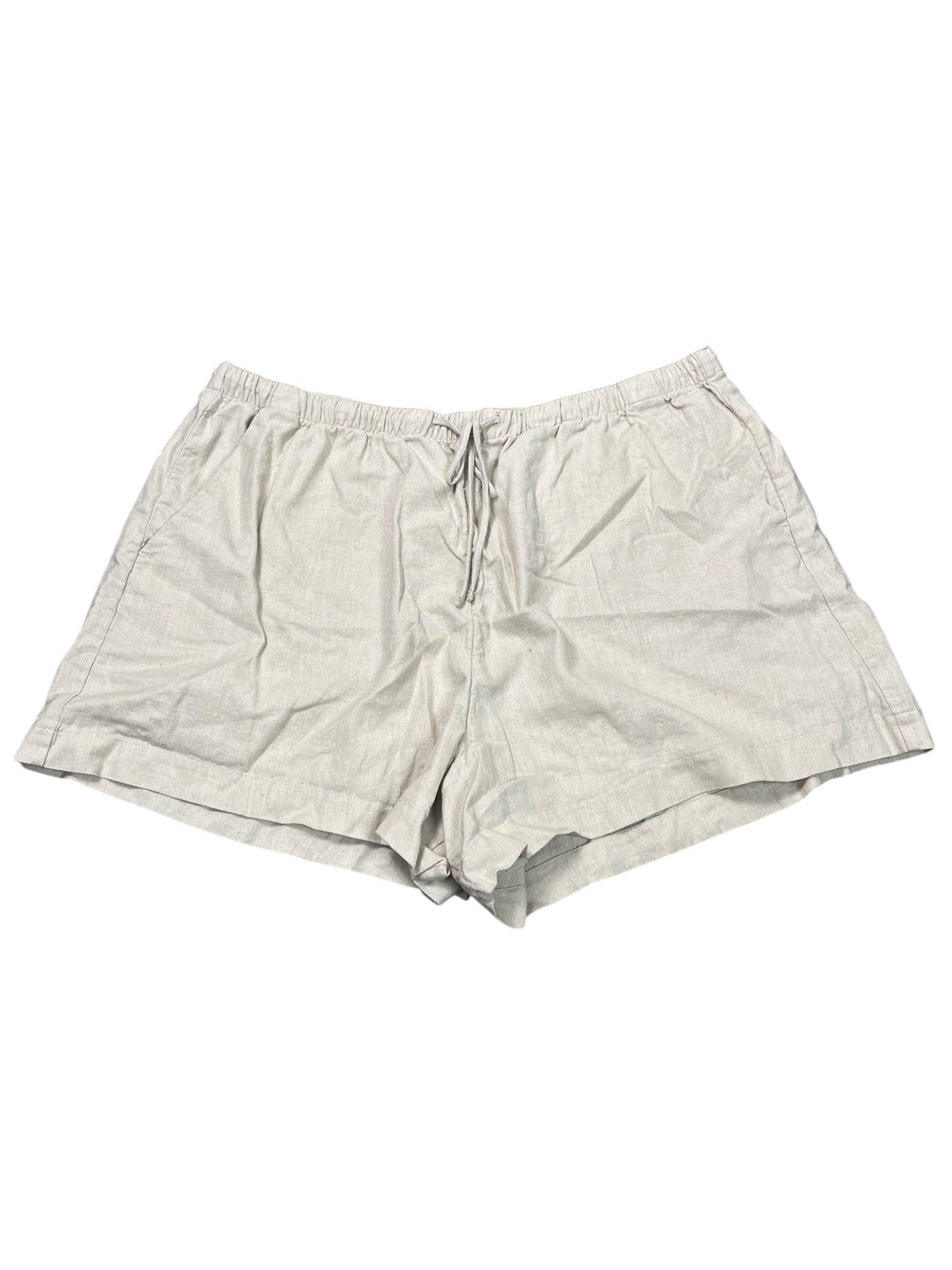 Shorts By Abercrombie And Fitch In Beige, Size:Xl