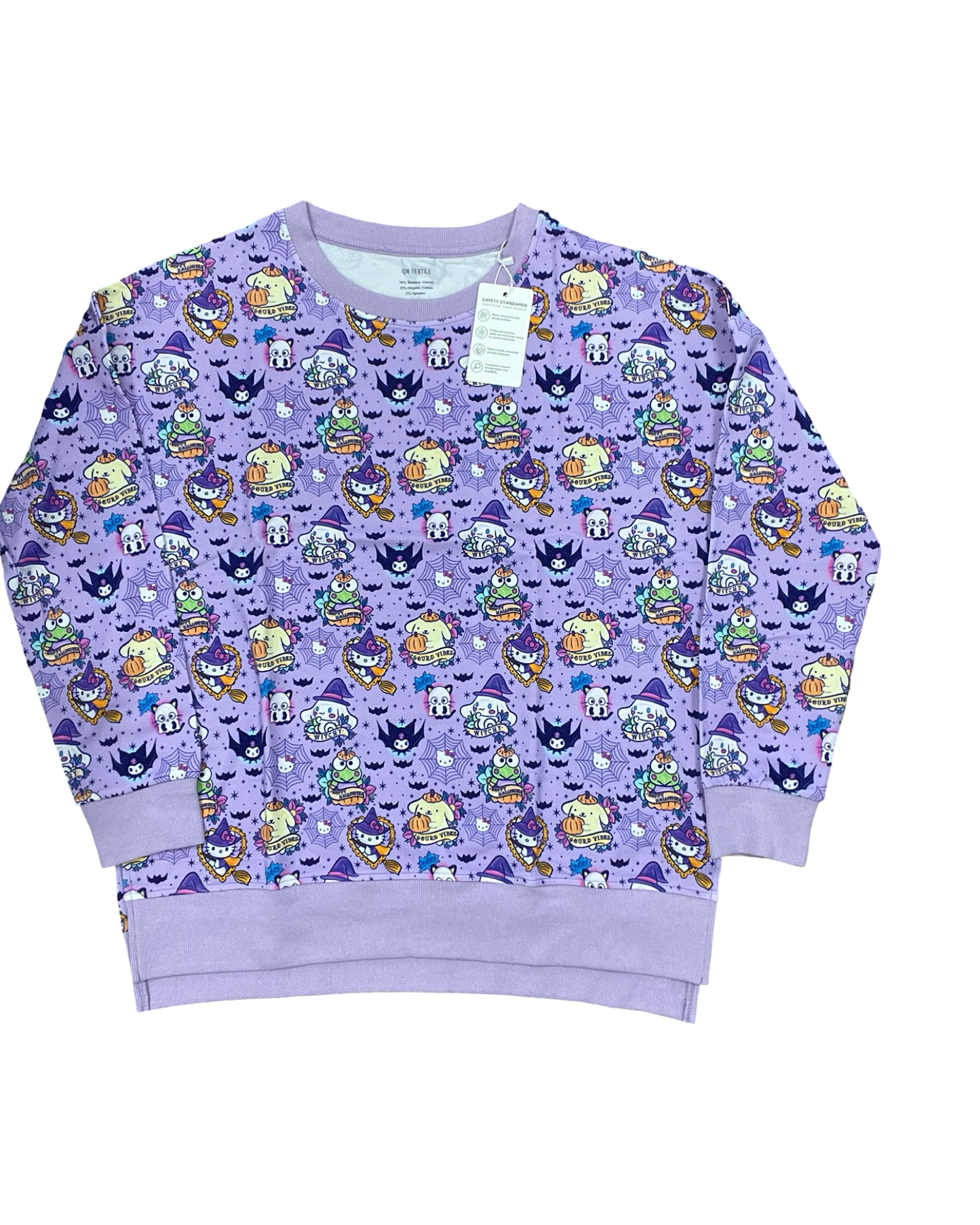 Sweatshirt Crewneck By Clothes Mentor In Purple, Size:M