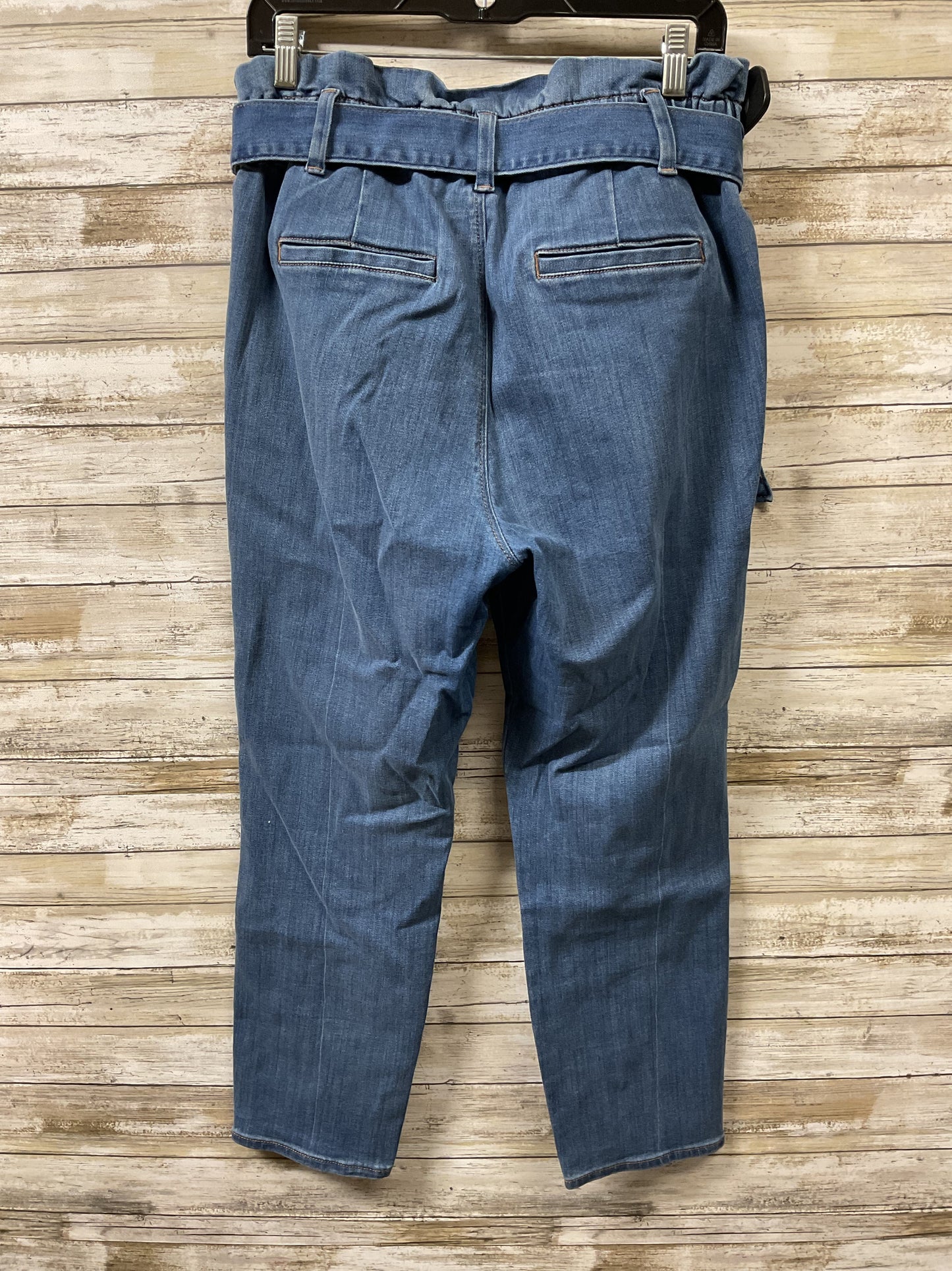 Jeans Straight By Express In Blue Denim, Size:12