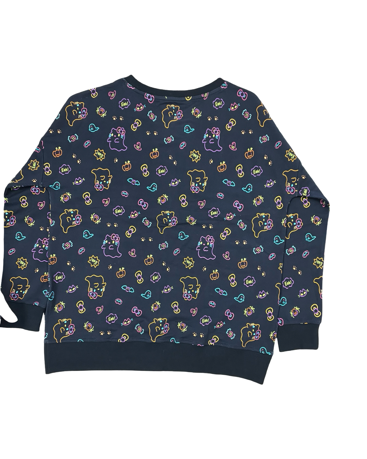 Sweatshirt Crewneck By Clothes Mentor In Black, Size:M