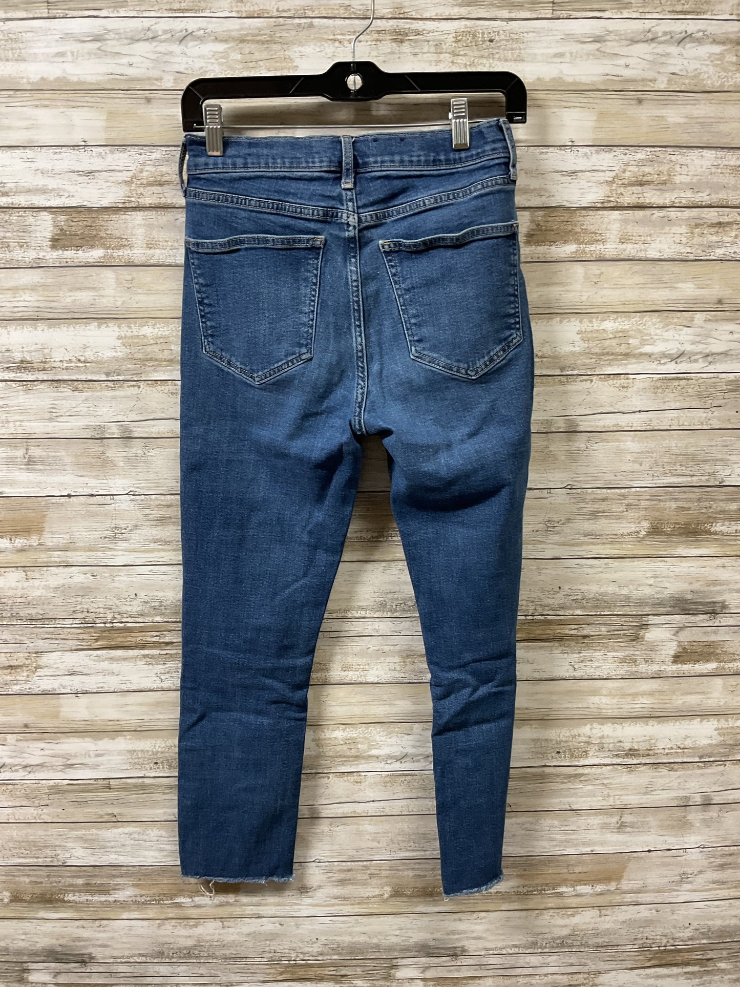 Jeans Skinny By Gap In Blue Denim, Size:4