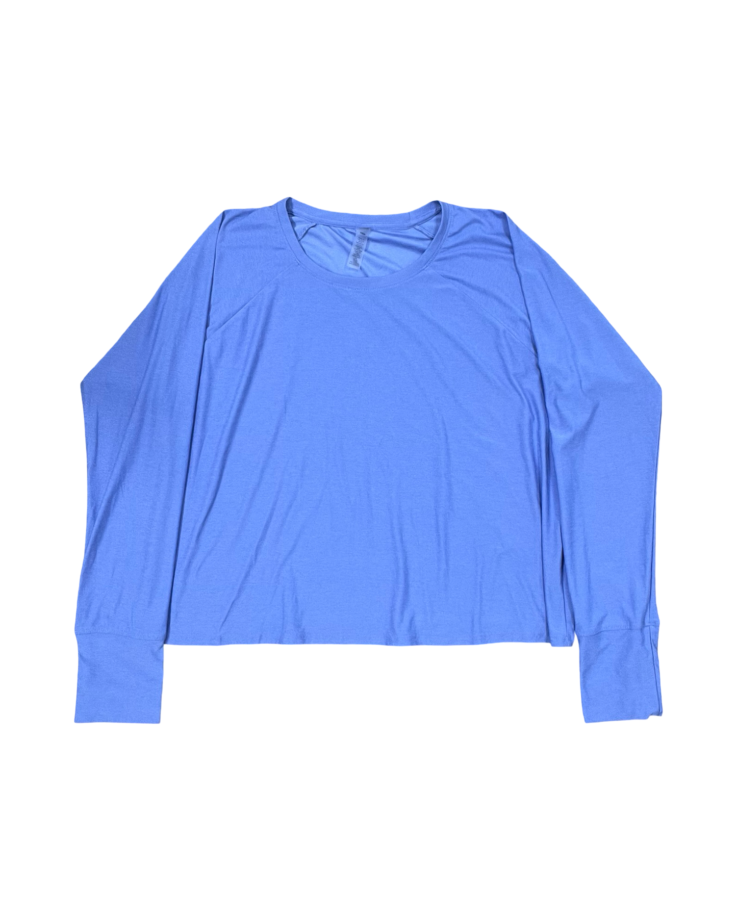 Athletic Top Ls Crewneck By Beyond Yoga In Blue, Size:M