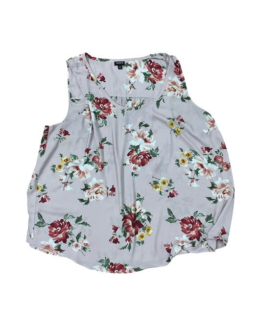 Top Sleeveless By Torrid In Floral Print, Size:4X