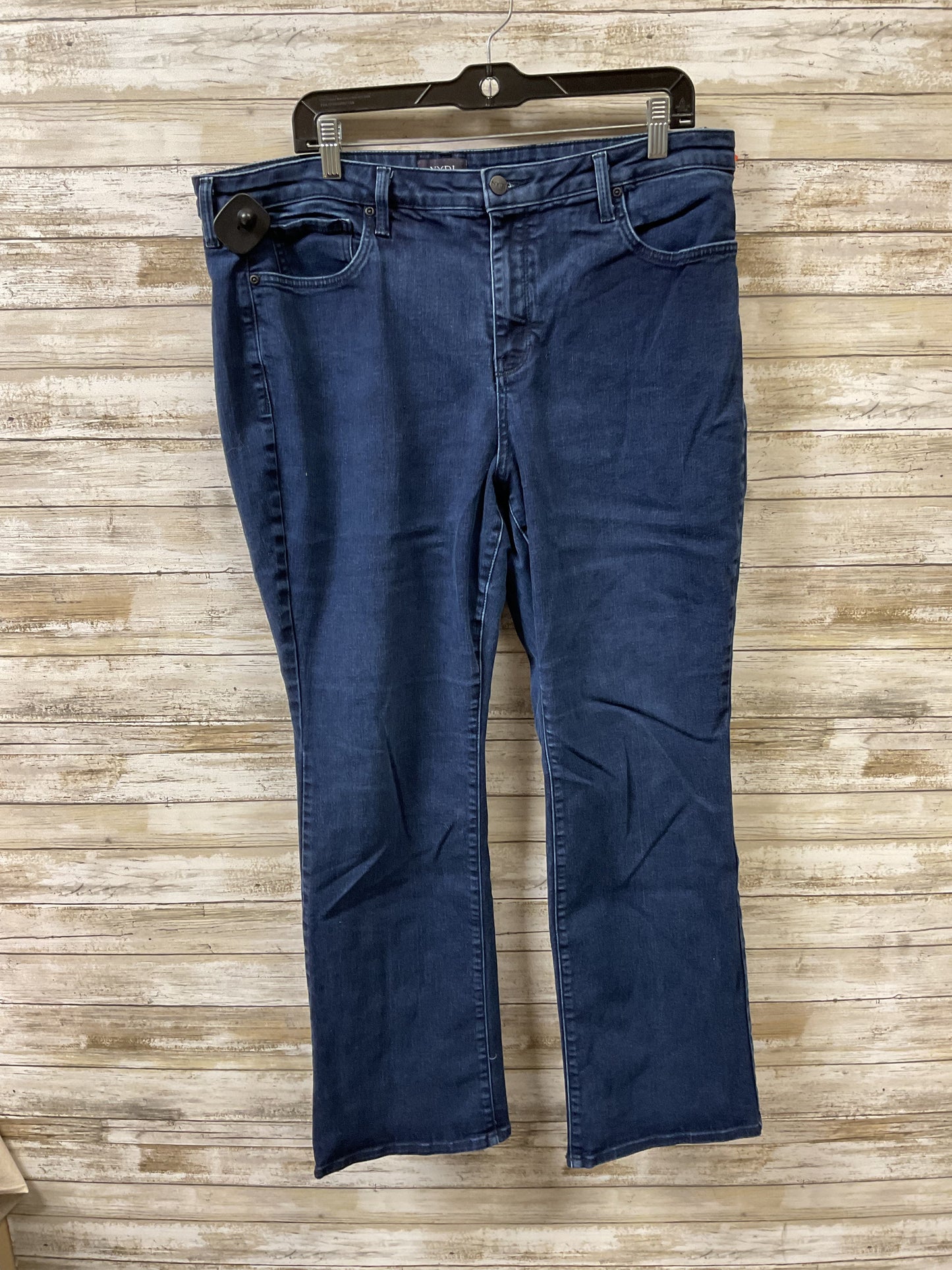 Jeans Boot Cut By Not Your Daughters Jeans In Blue Denim, Size:18