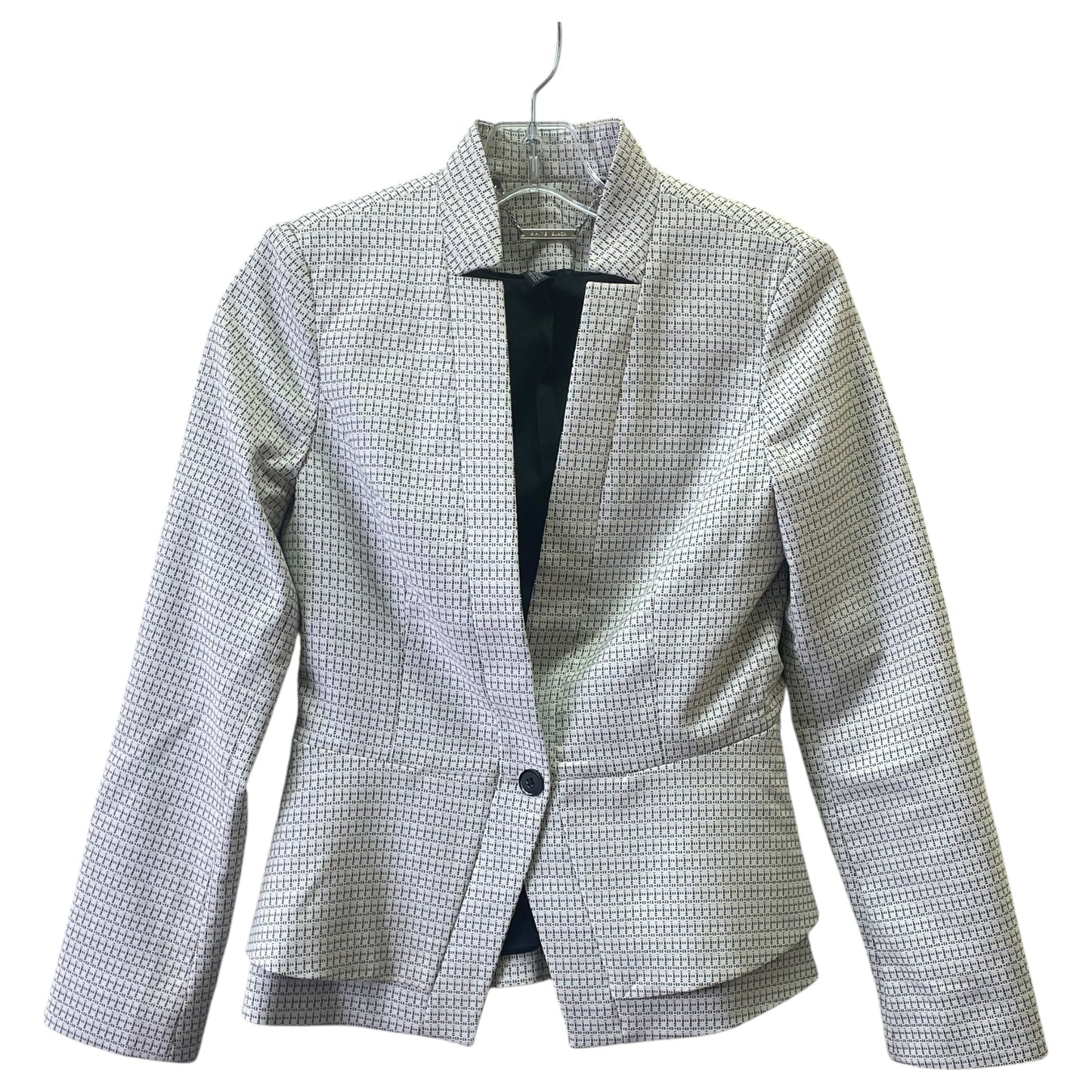 Blazer By White House Black Market In Black & White, Size:Xs