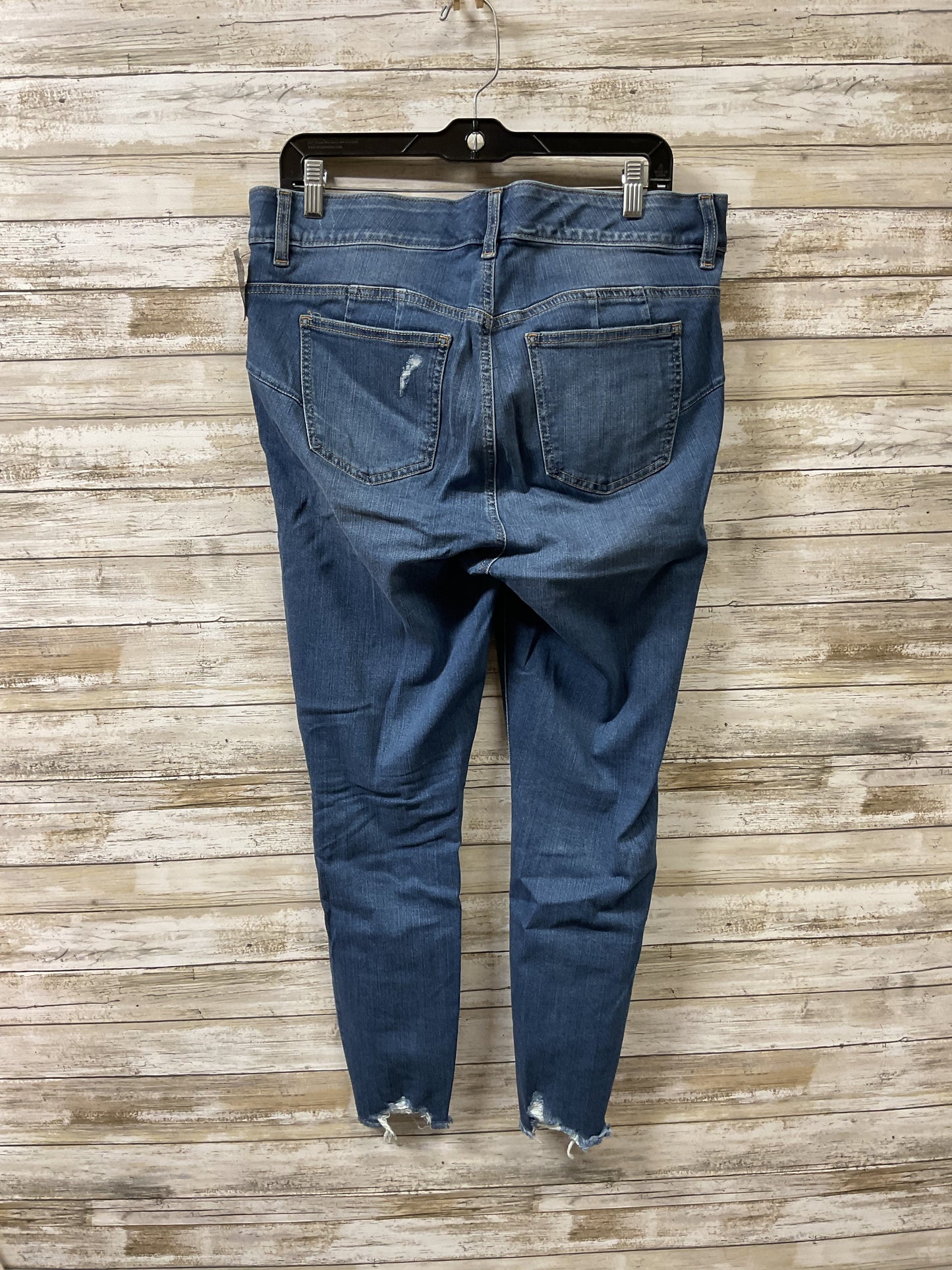 Jeans Skinny By Torrid In Blue Denim, Size:14