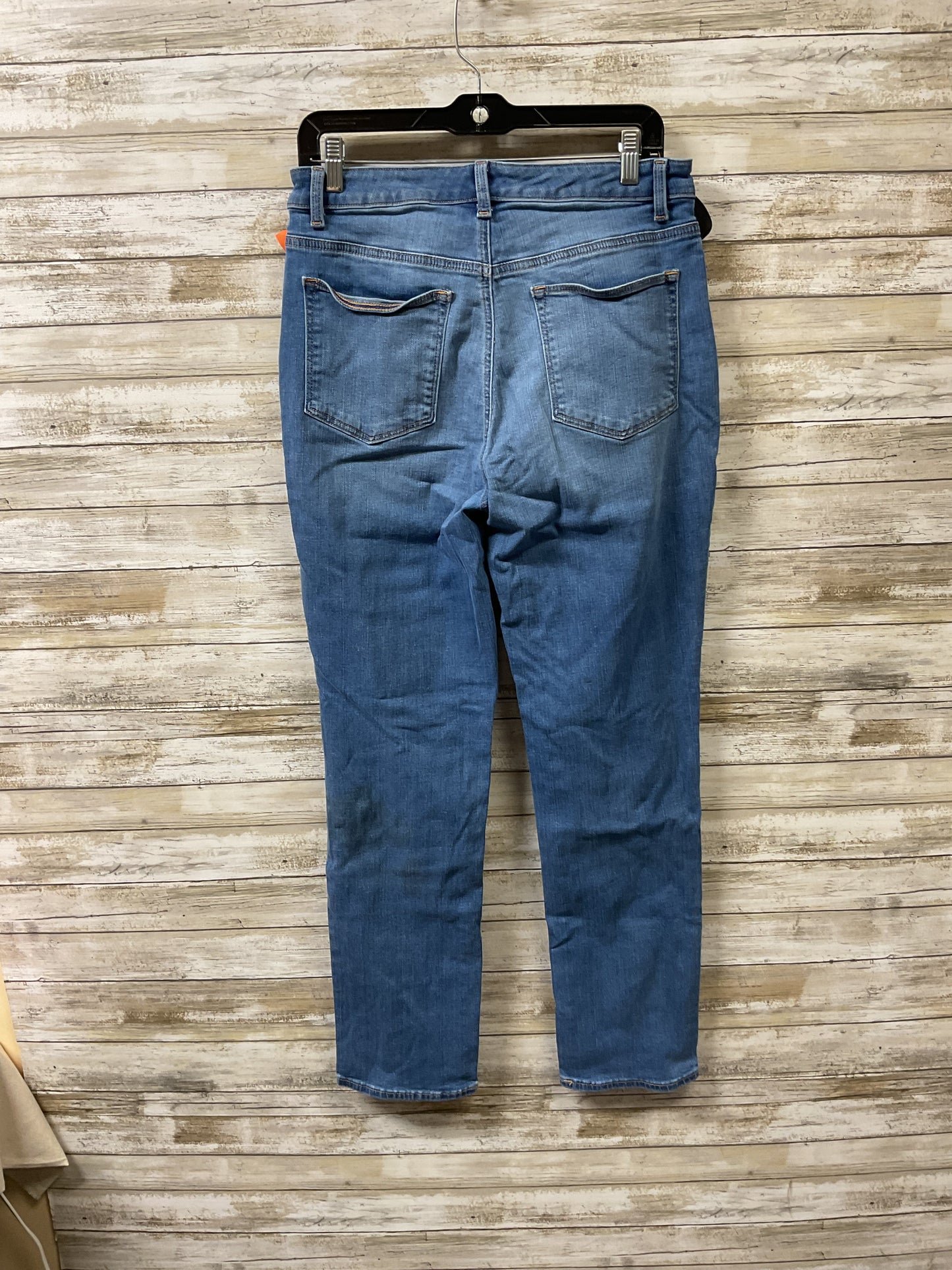Jeans Straight By Talbots In Blue Denim, Size:8