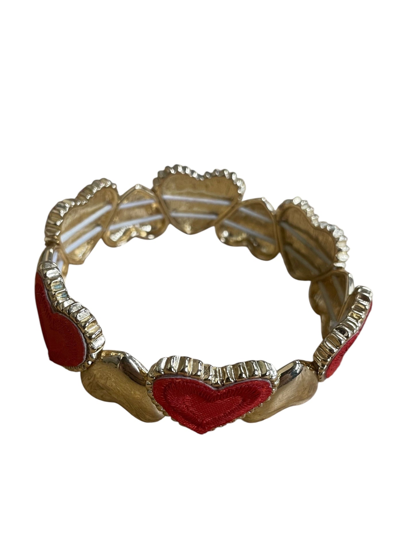 Bracelet Charm By Cme In Gold & Red