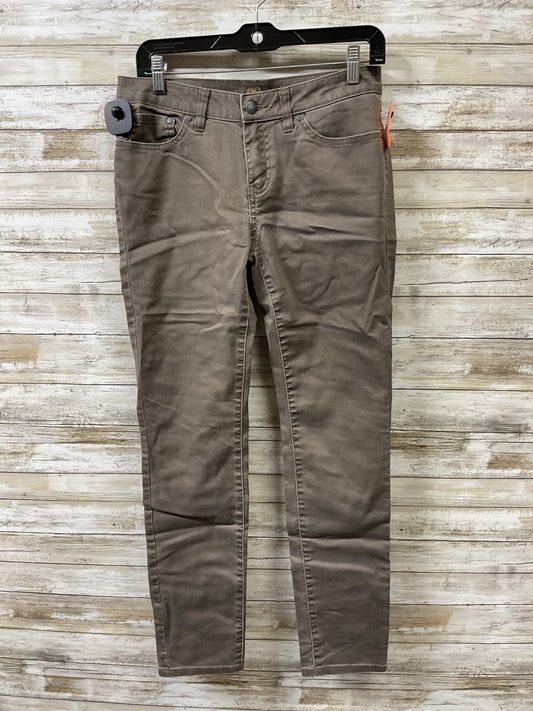 Jeans Skinny By Prana In Brown Denim, Size:6
