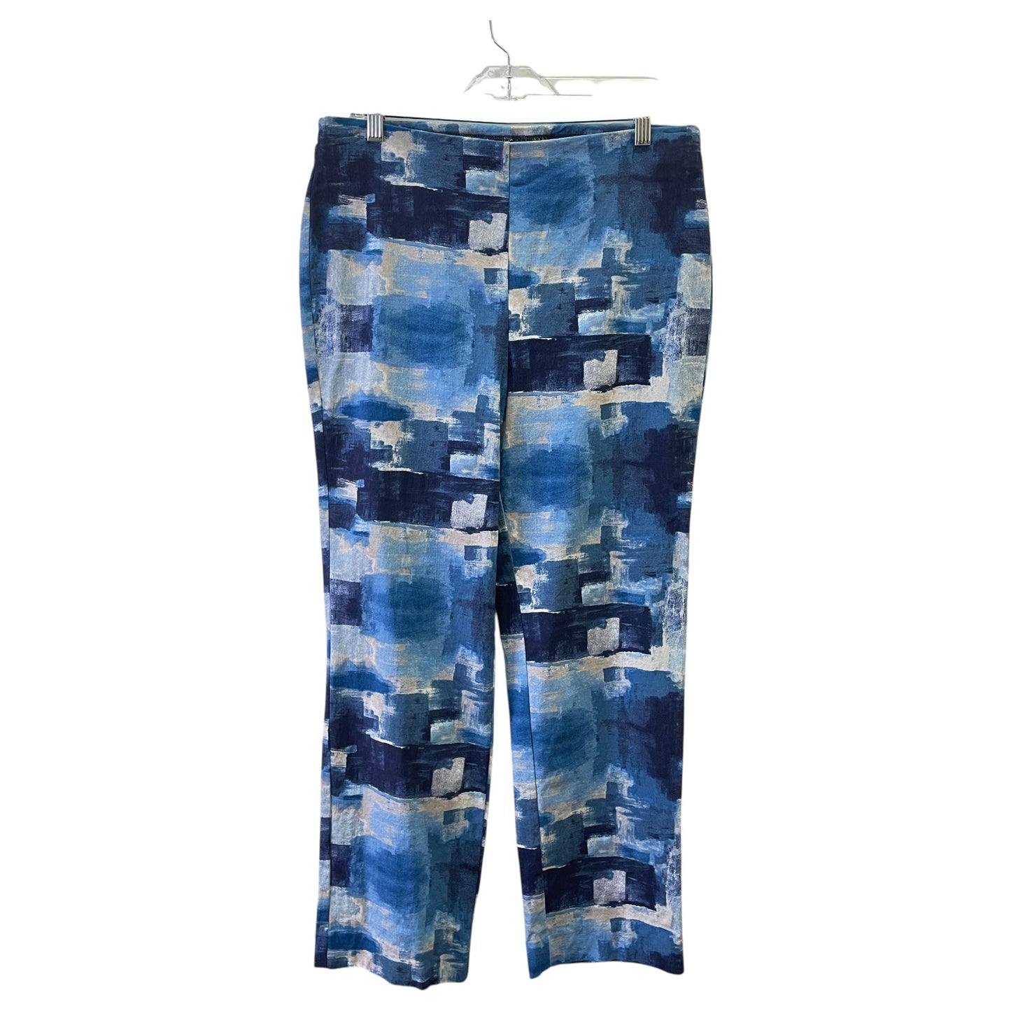 Pants Dress By Chicos In Blue & White, Size:8