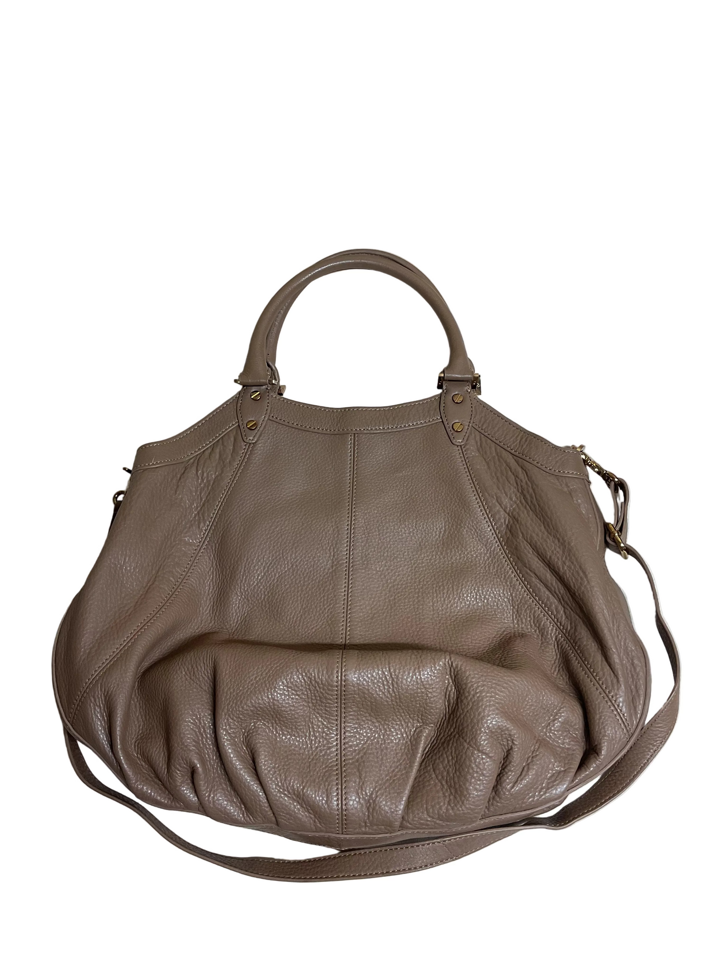 Handbag Designer By Tory Burch In Brown, Size:Large