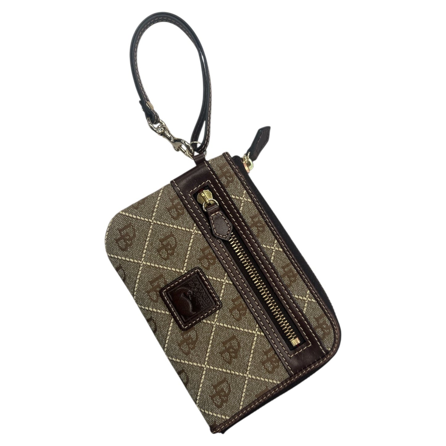 Wristlet Designer By Dooney And Bourke In Brown, Size:Small