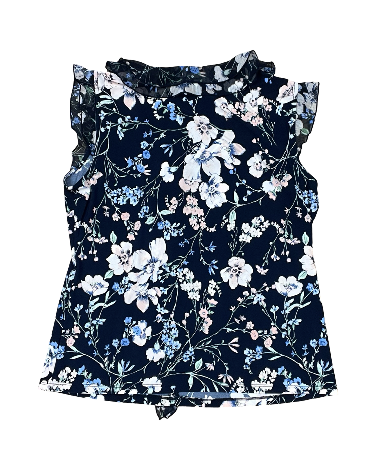 Top Sleeveless By Tommy Hilfiger In Floral Print, Size:L