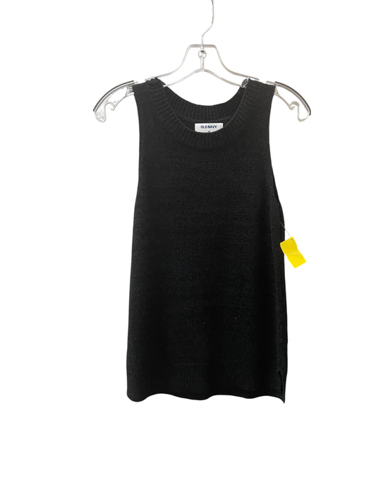 Top Sleeveless By Old Navy In Black, Size:Xs