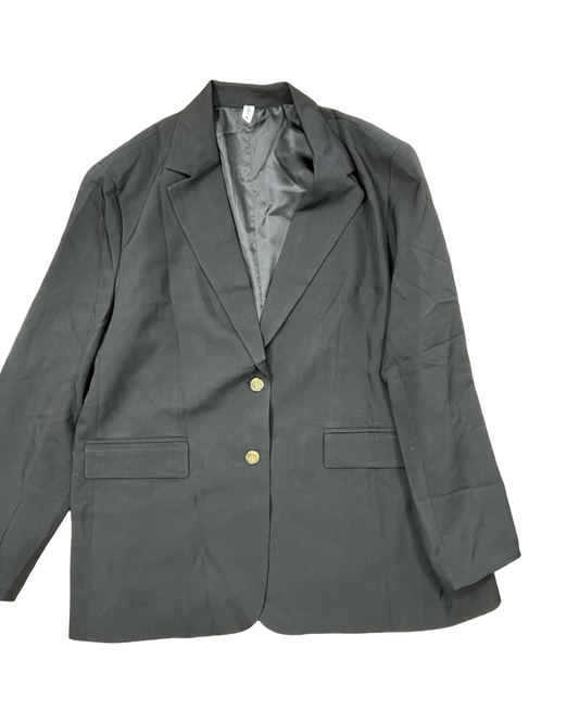 Blazer By Clothes Mentor In Black, Size:2X