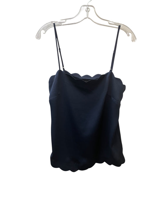 Blouse Sleeveless By Banana Republic In Blue, Size:S