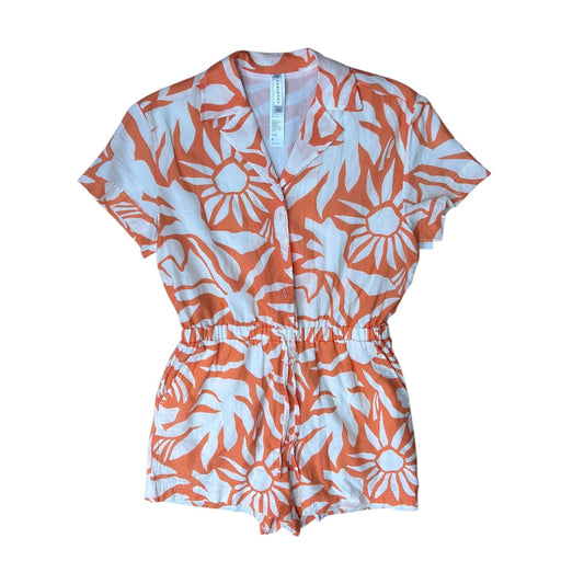 Romper By Fabletics In Orange, Size:S