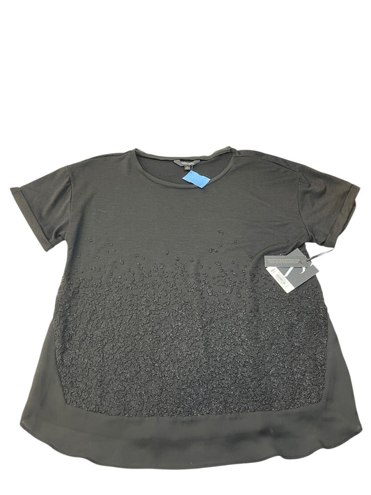 Blouse Ss By Simply Vera In Black, Size:L