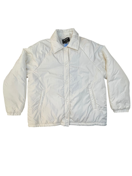 Coat Puffer & Quilted By MILA AND TIFF In Cream, Size:M