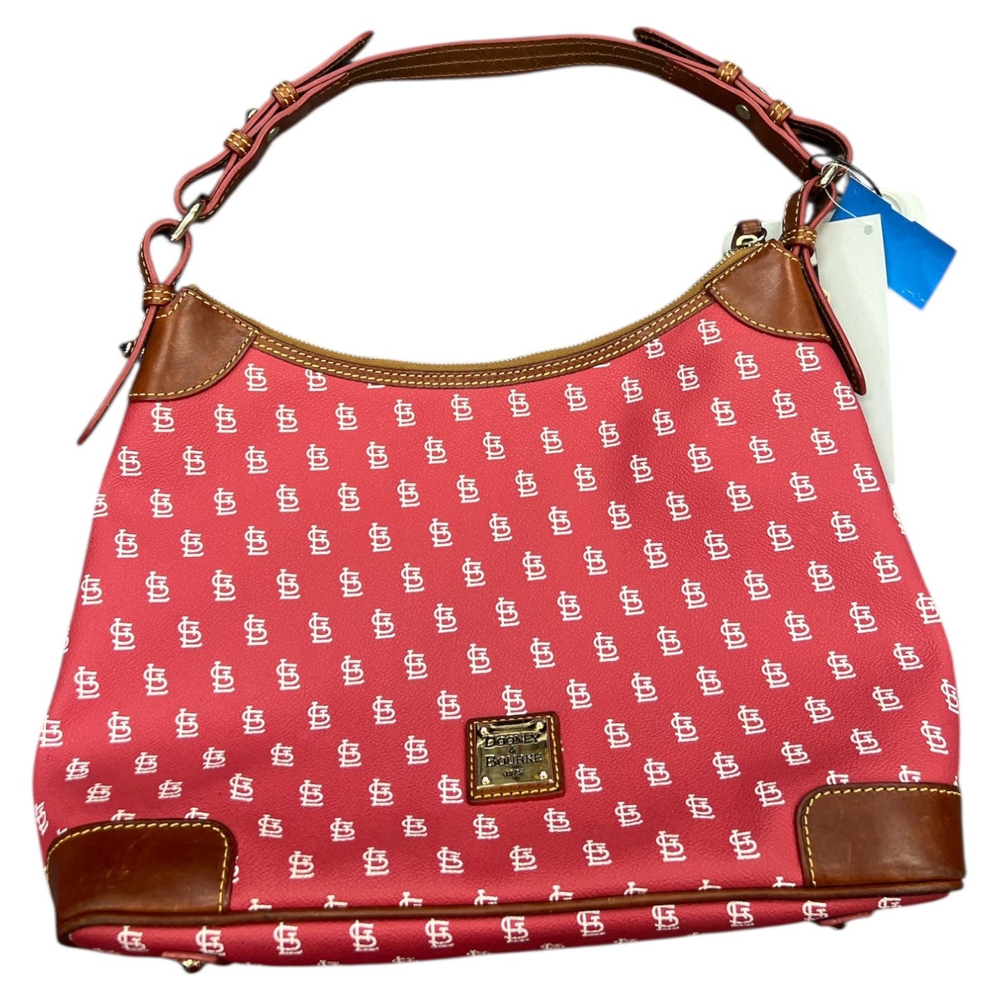 Handbag Designer By Dooney And Bourke In Red, Size:Large