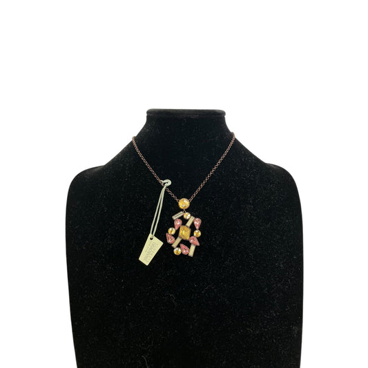 NECKLACE PENDANT by Swarovski Elements In ROSE GOLD